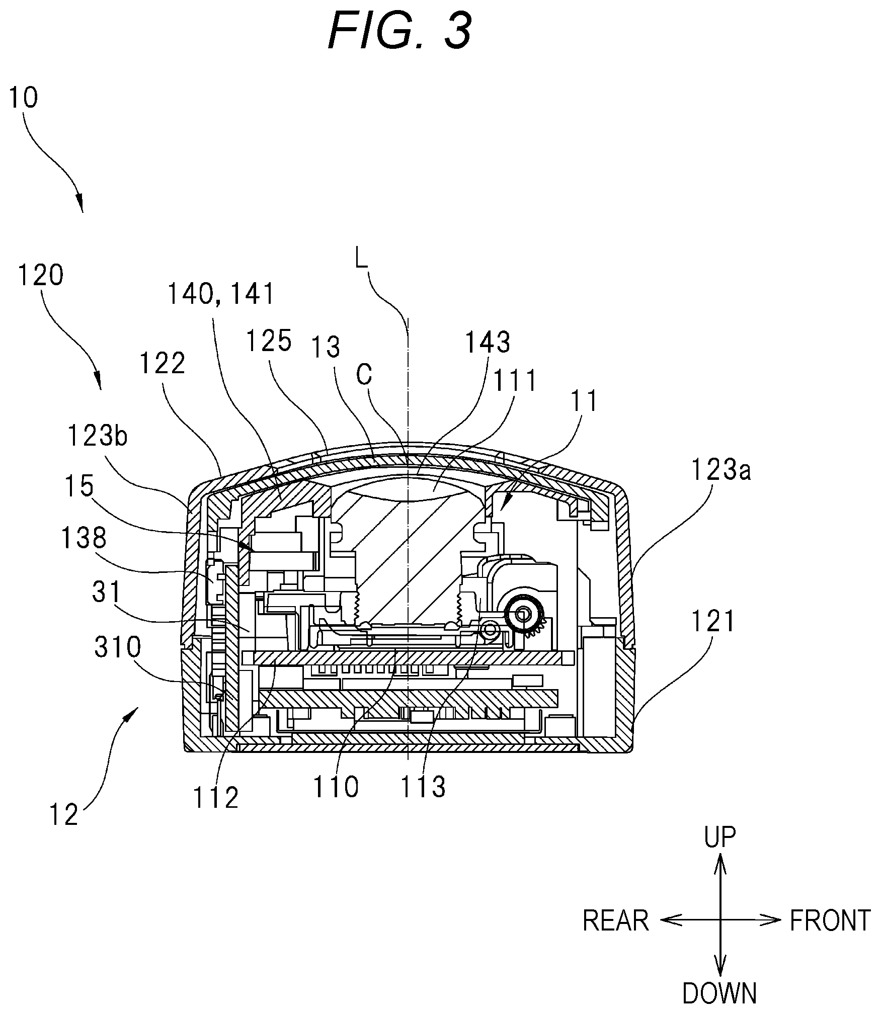 Patent US12332542 Figure 3 – Imaging device