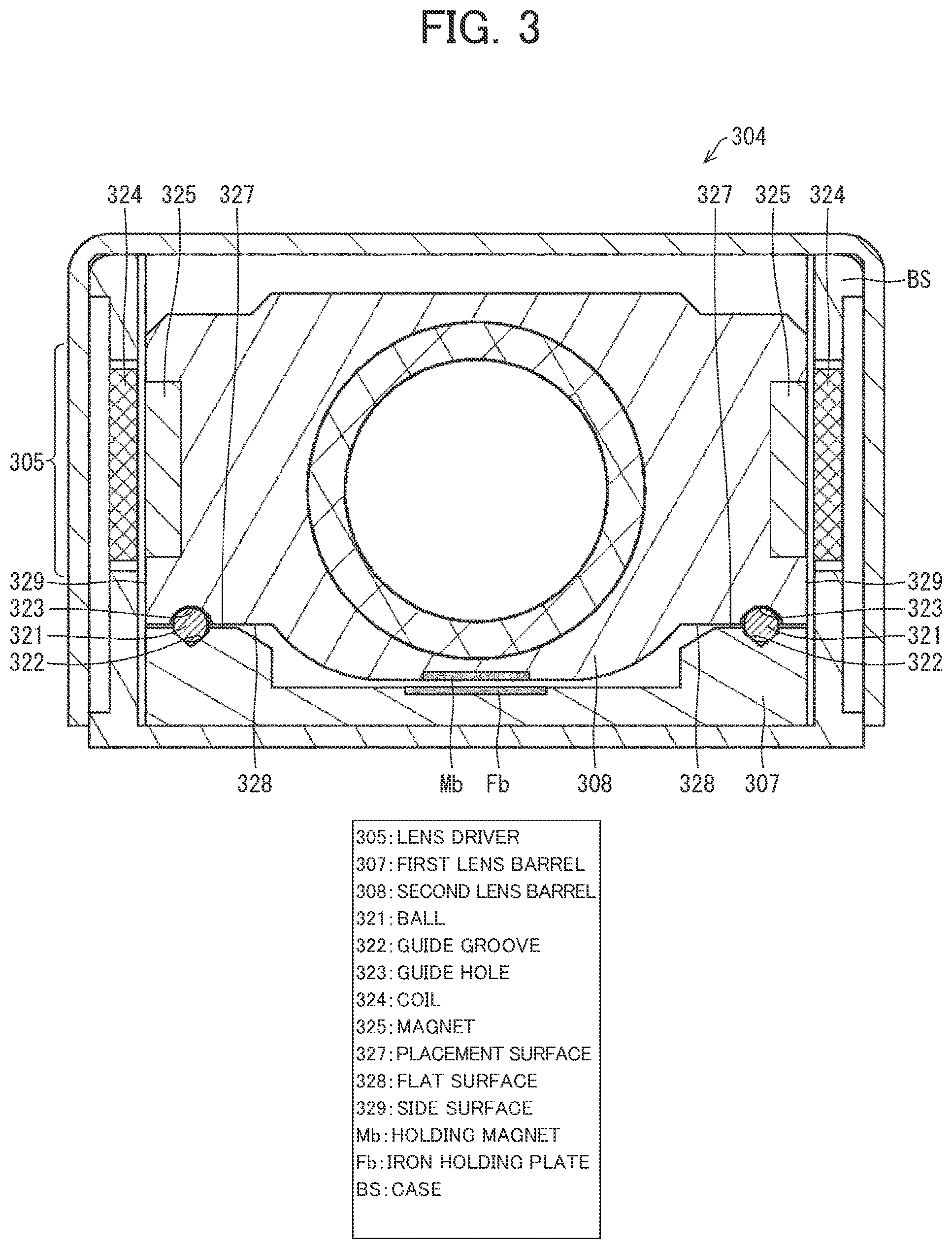 Patent US12332543 Figure 3 – Camera module
