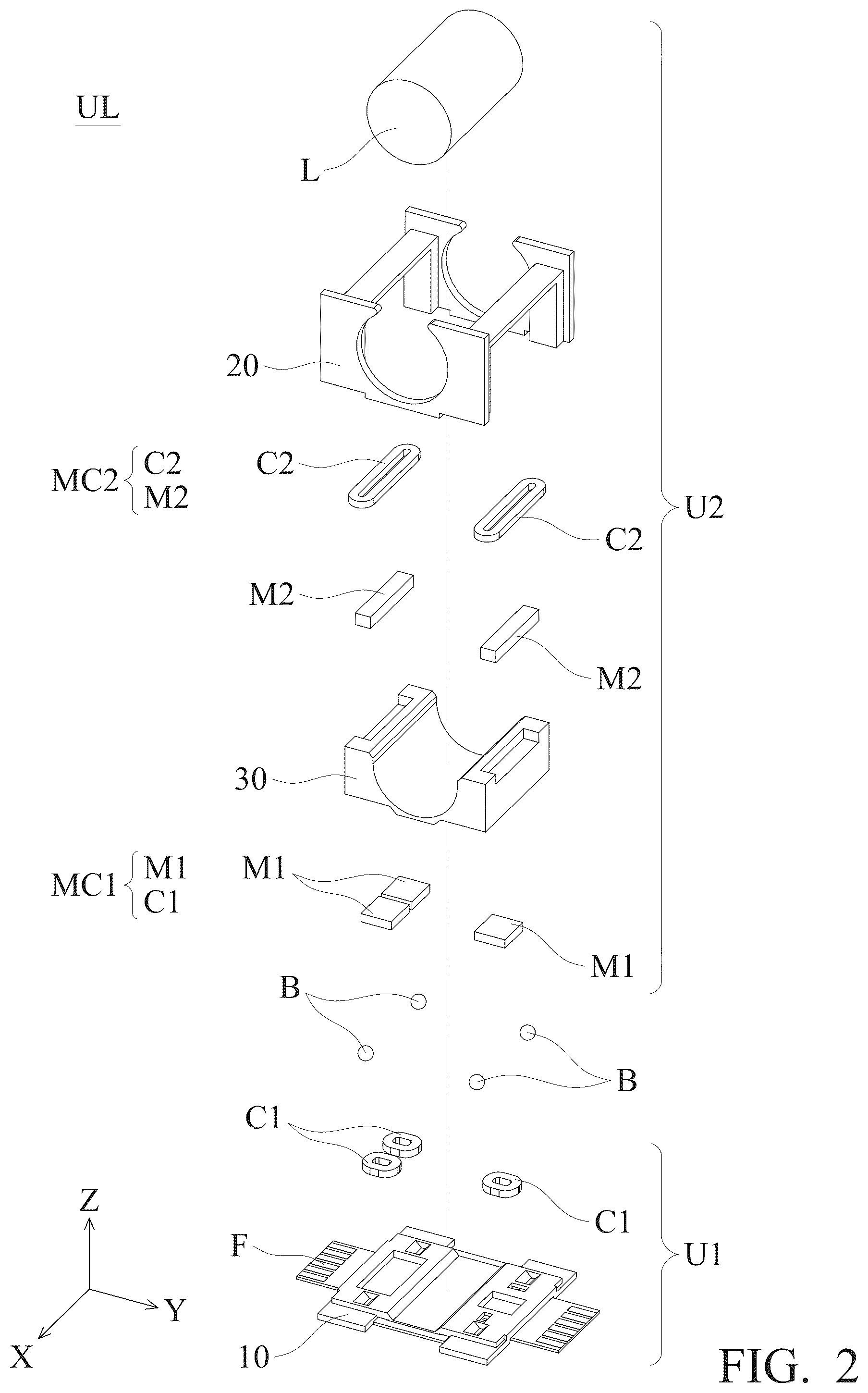Patent US12332546 Figure 2 – Optical element driving mechanism