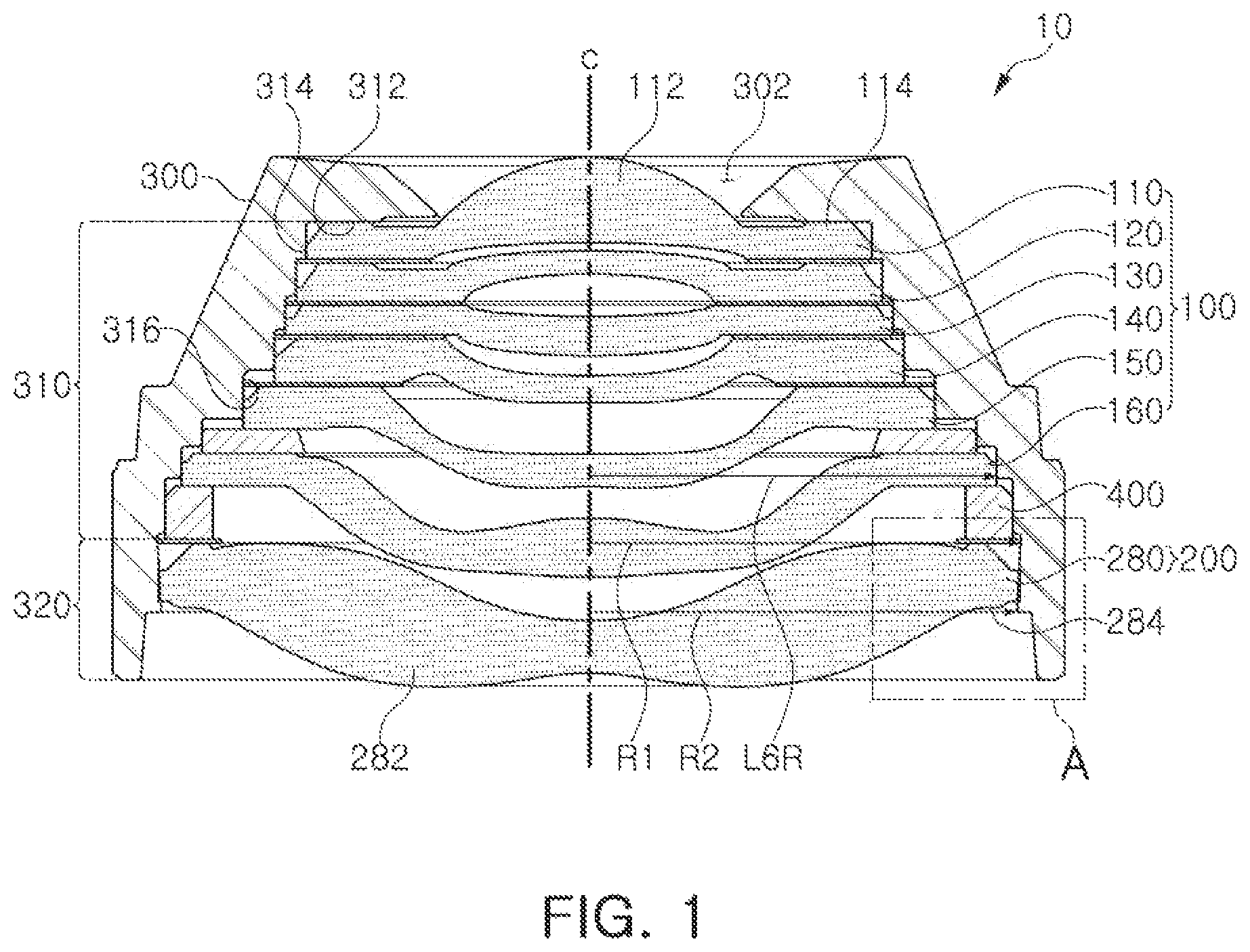 Patent US12332548 Figure 1 – Camera module