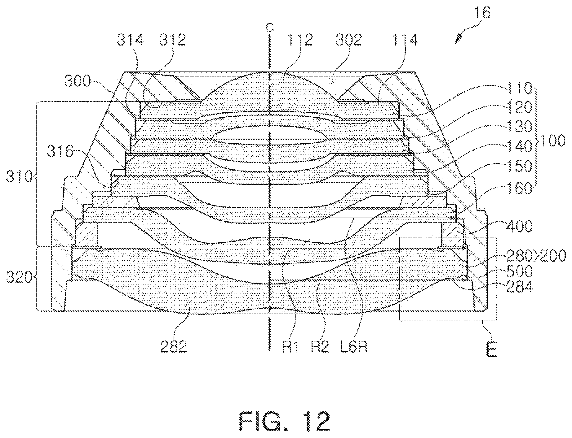 Patent US12332548 Figure 12 – Camera module