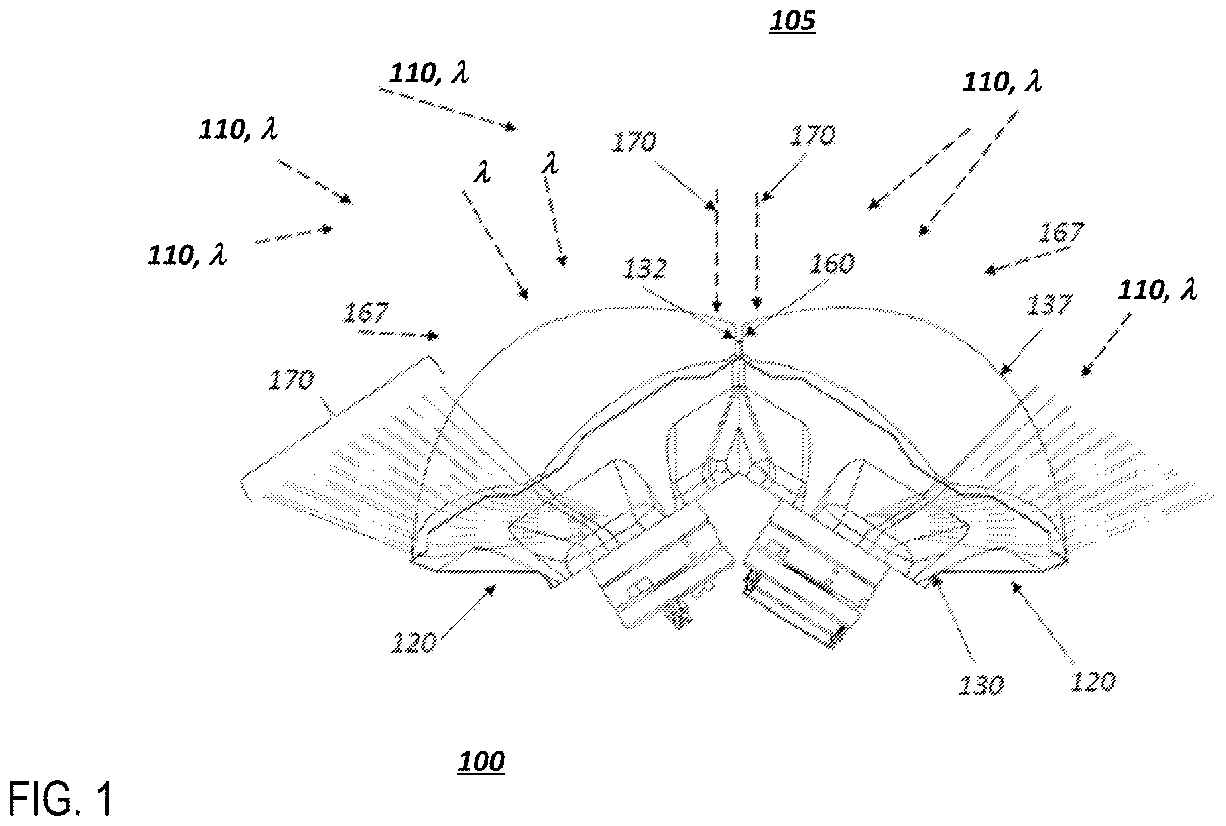 Patent US12332549 Figure 1 – Mounting systems for multi-camera imagers
