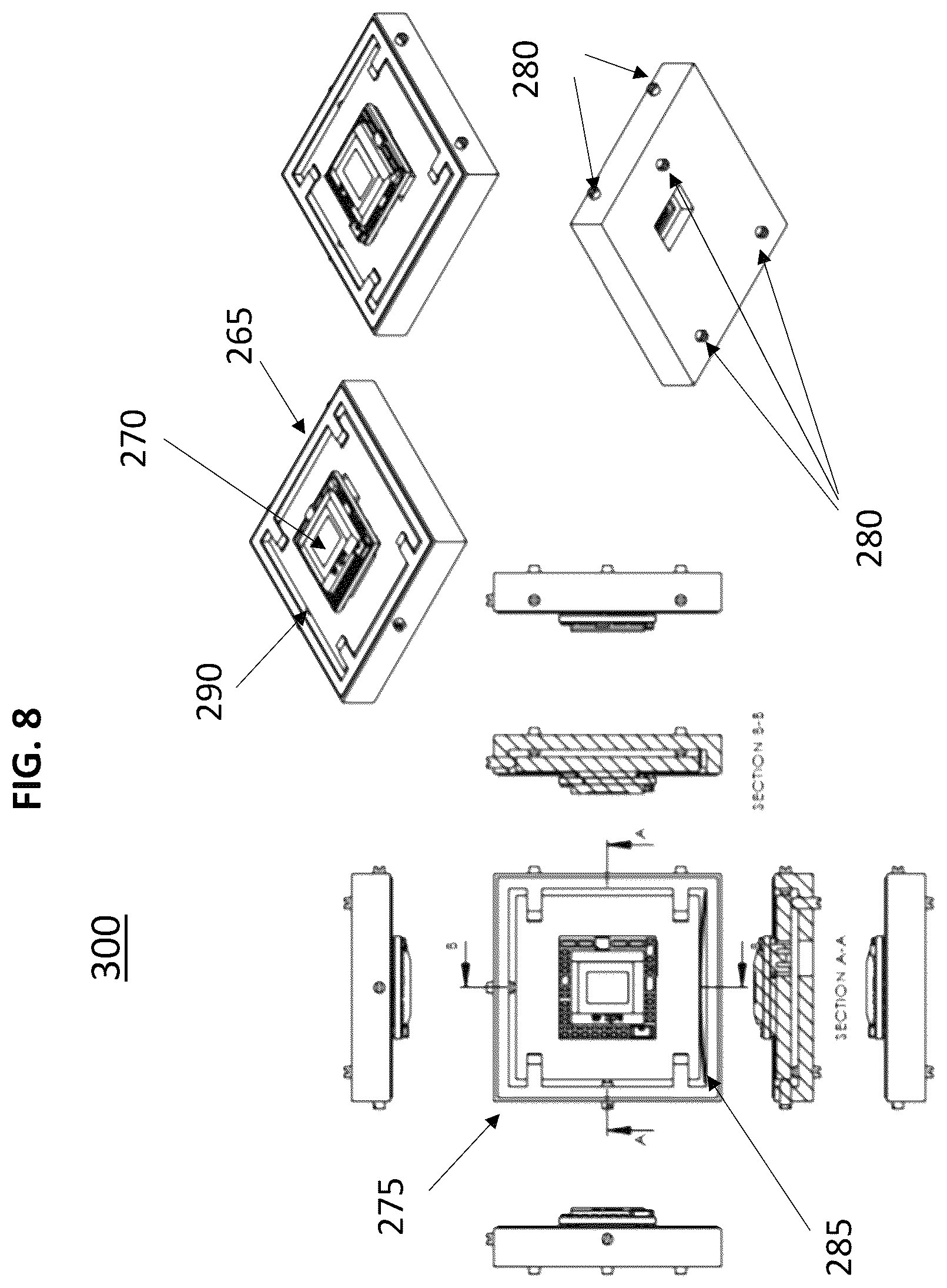 Patent US12332549 Figure 13 – Mounting systems for multi-camera imagers