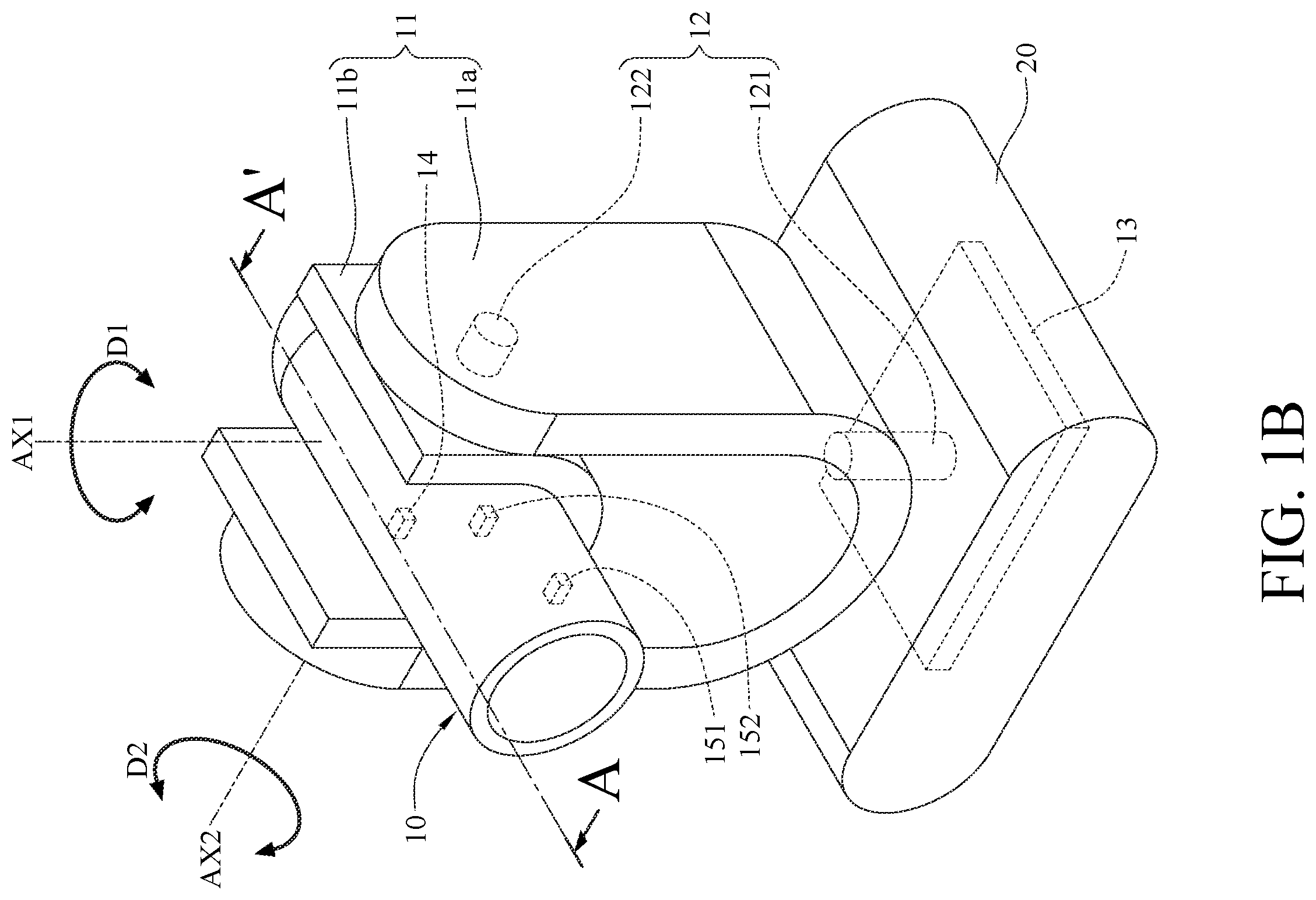 Patent US12332552 Figure 2 – Detachable camera and operation method thereof