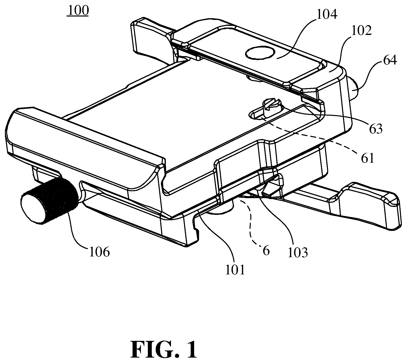 Patent US12332553 Figure 1 – Adapter, connecting mechanism, and photographic device