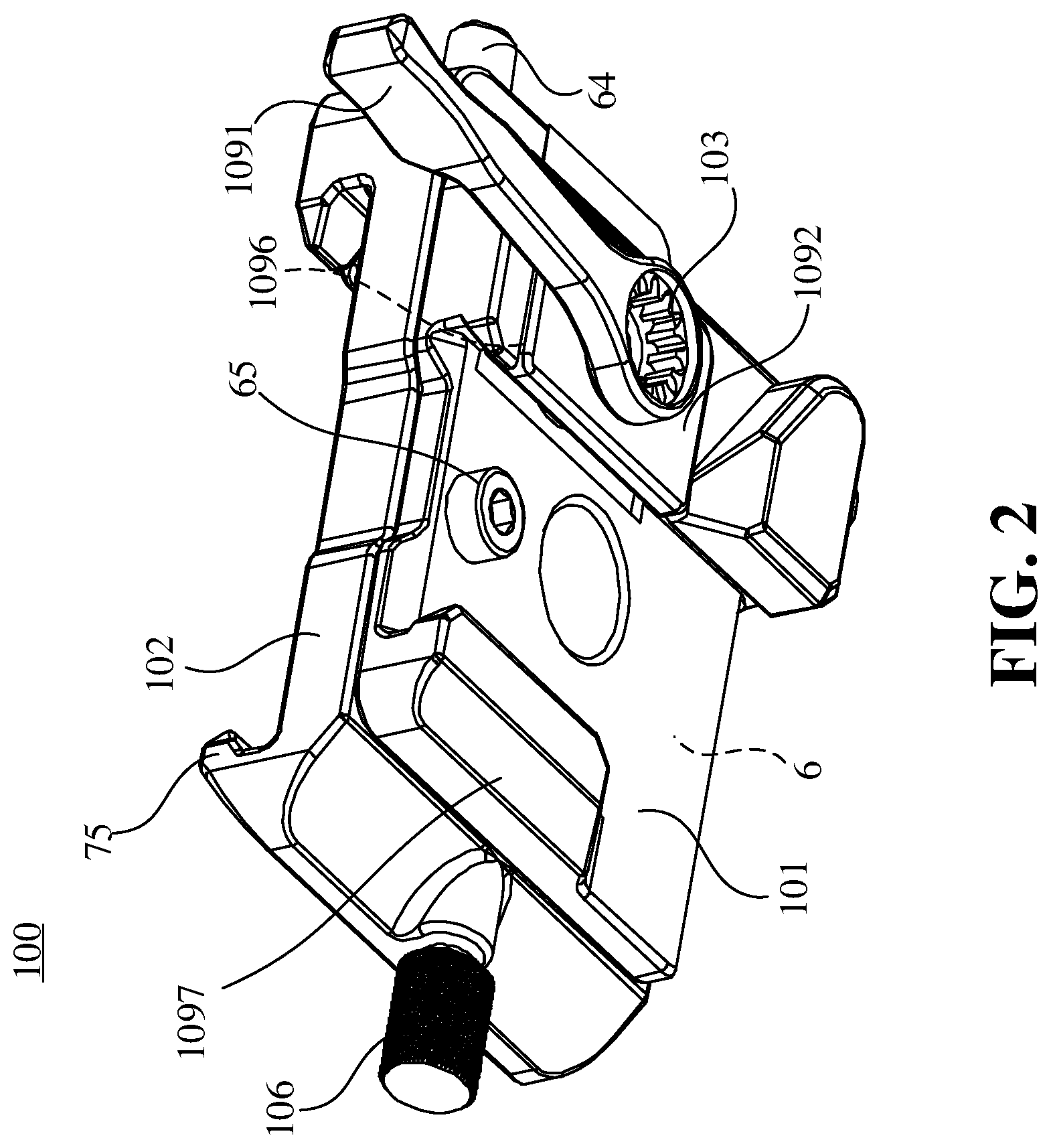 Patent US12332553 Figure 2 – Adapter, connecting mechanism, and photographic device