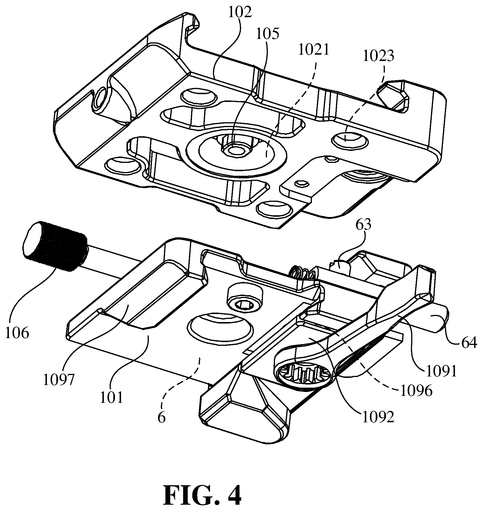 Patent US12332553 Figure 4 – Adapter, connecting mechanism, and photographic device
