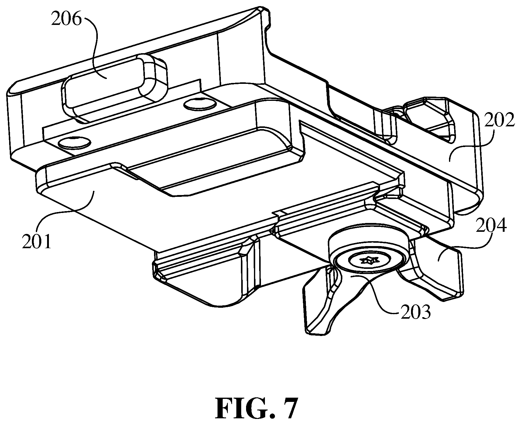 Patent US12332553 Figure 7 – Adapter, connecting mechanism, and photographic device