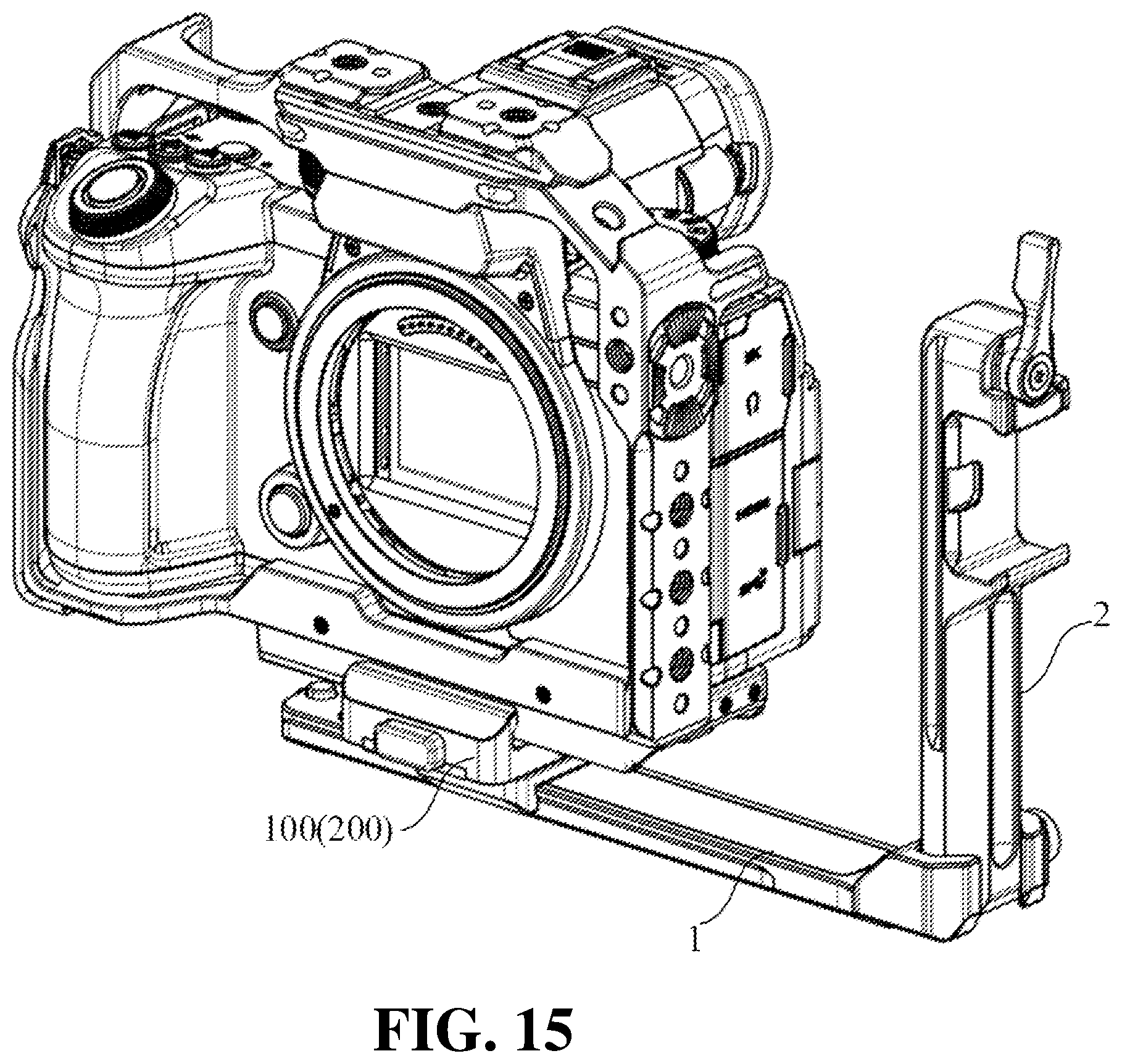 Patent US12332553 Figure 15 – Adapter, connecting mechanism, and photographic device