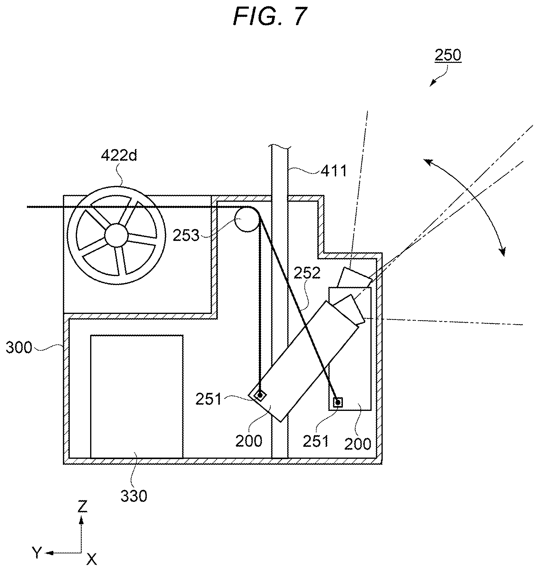 Patent US12332554 Figure 6 – Projection system