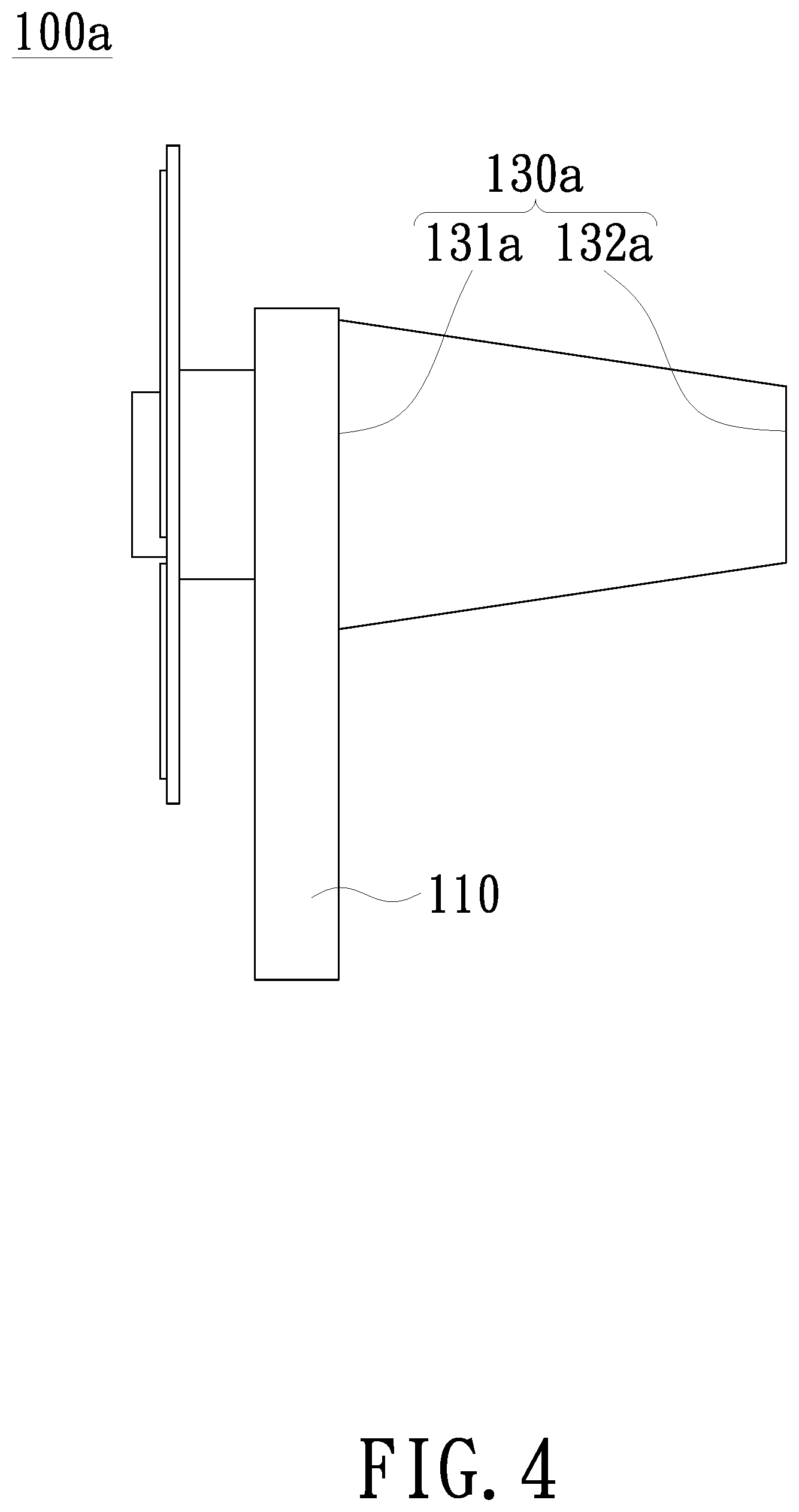 Patent US12332556 Figure 4 – Heat dissipation module and projection device