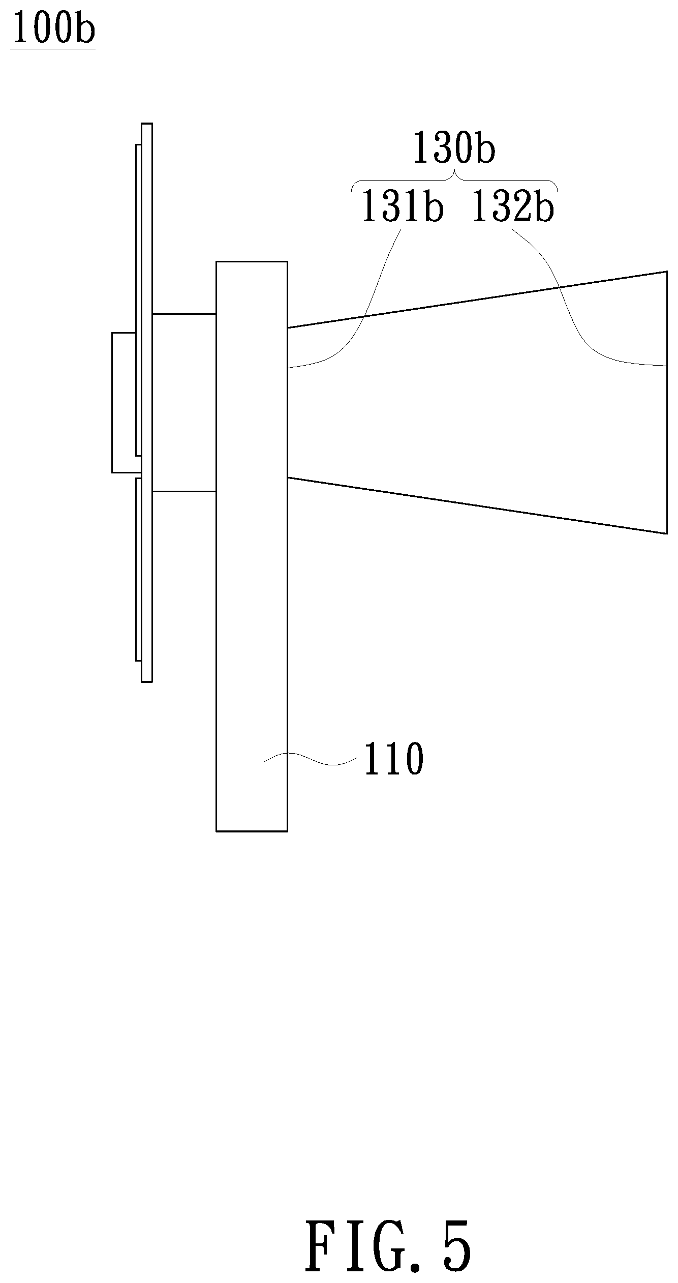 Patent US12332556 Figure 5 – Heat dissipation module and projection device