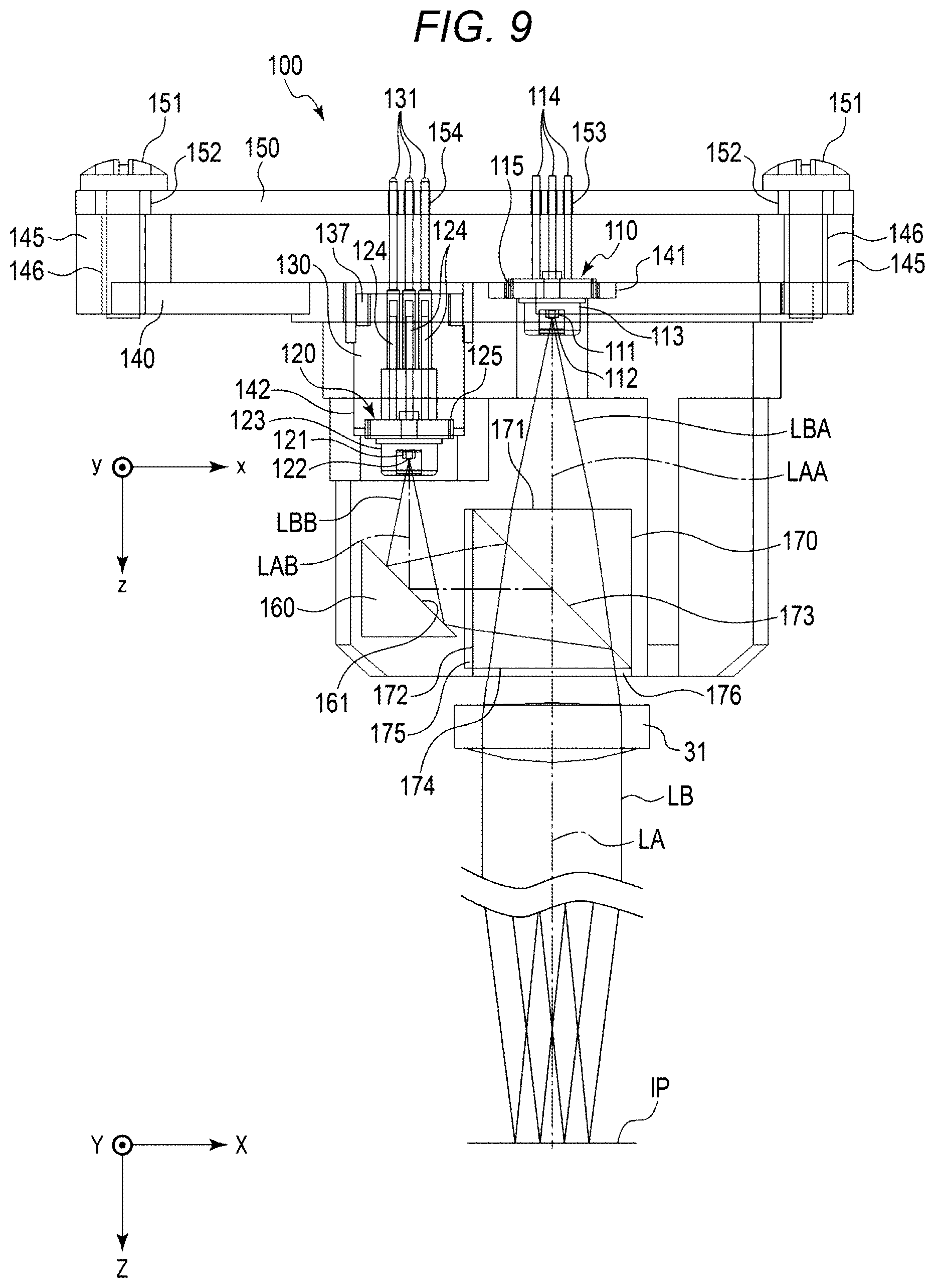 Patent US12332557 Figure 7 – Light source module