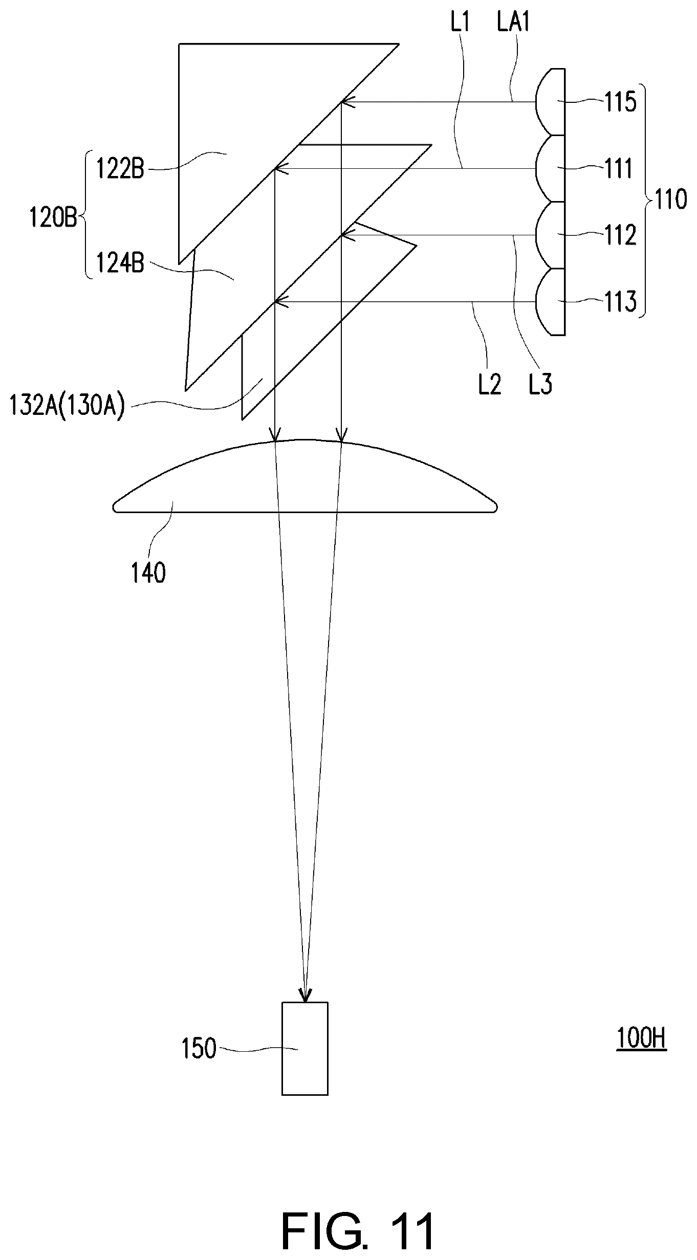 Patent US12332559 Figure 15 – Illumination system and projection apparatus