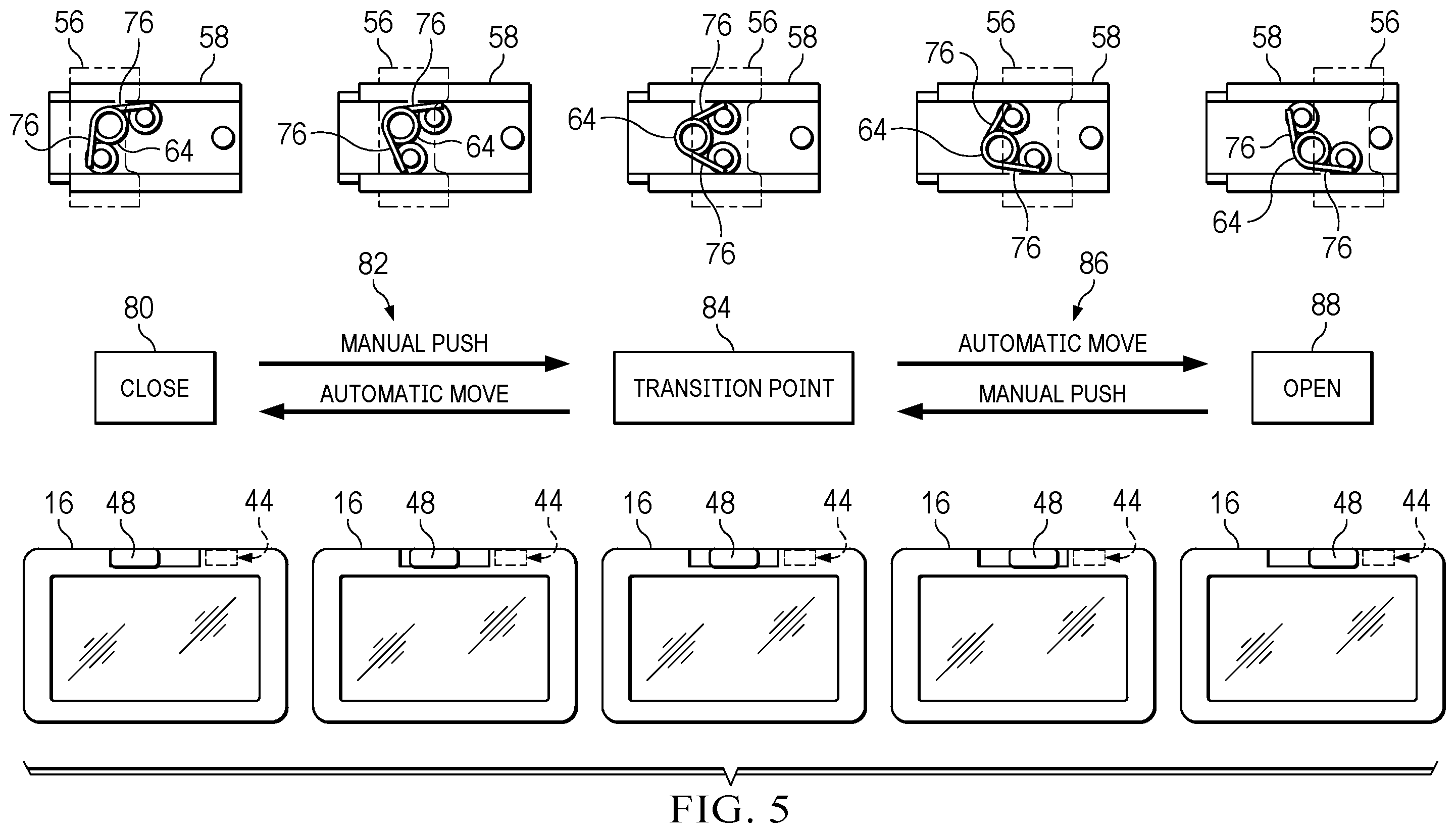 Patent US12332560 Figure 7 – Information handling system camera shutter with semi-automatic action
