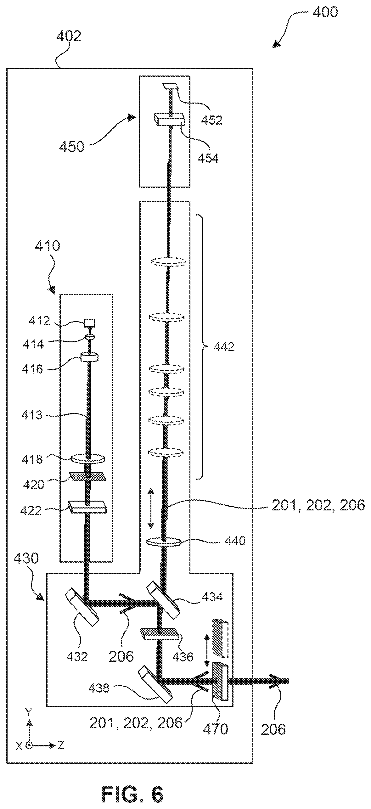 Patent US12332569 Figure 5 – Metrology for improving DUV laser alignment