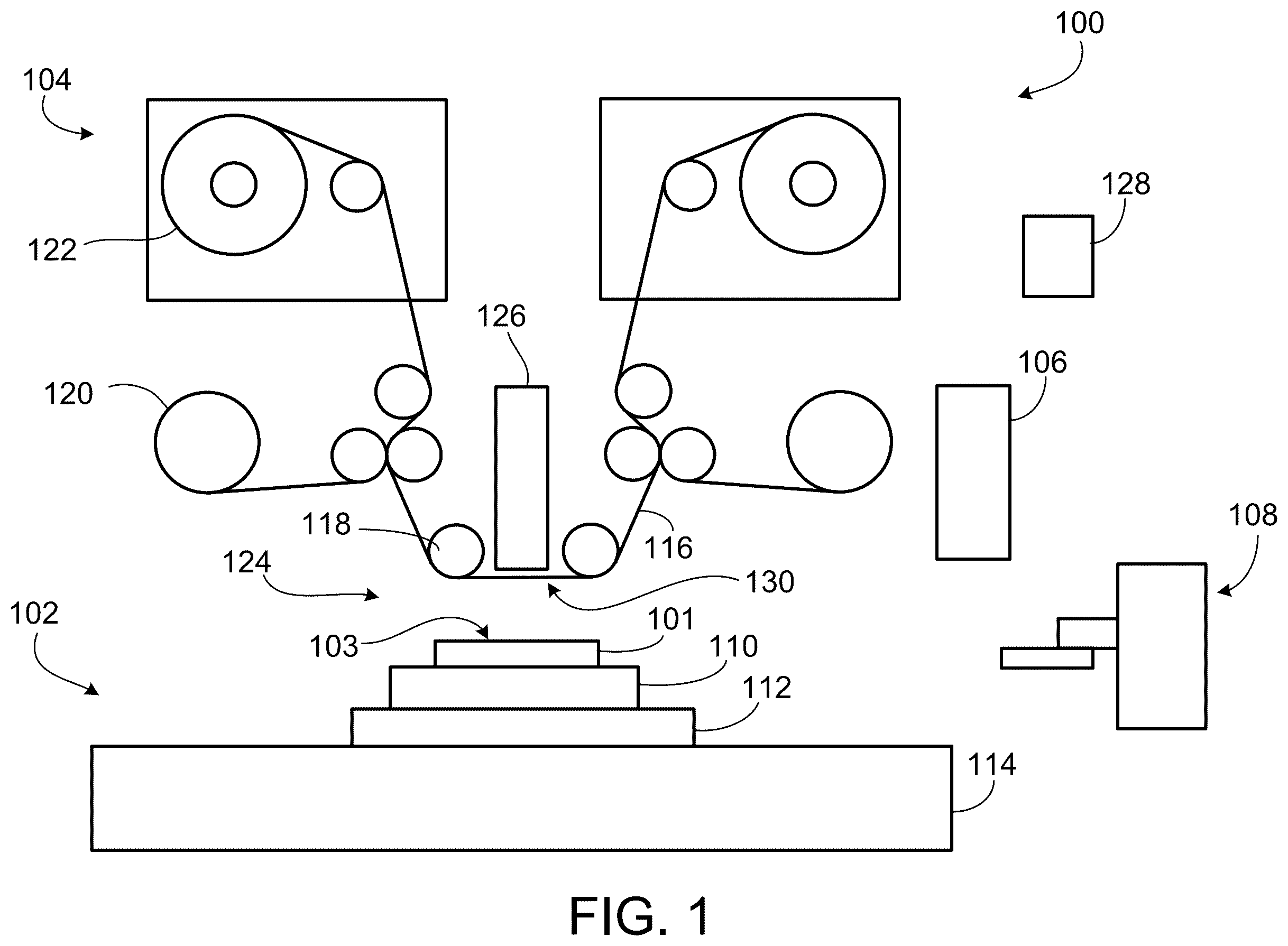 Patent US12332572 Figure 1 – Configuring optical layers in imprint lithography processes