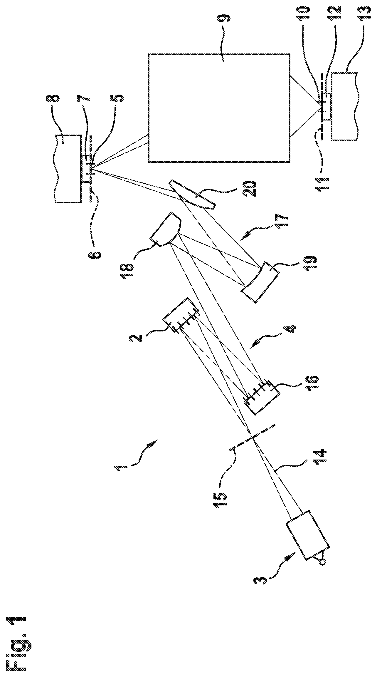 Patent US12332576 Figure 1 – Method for maintaining a projection exposure apparatus, service module and arrangement for semiconductor lithography