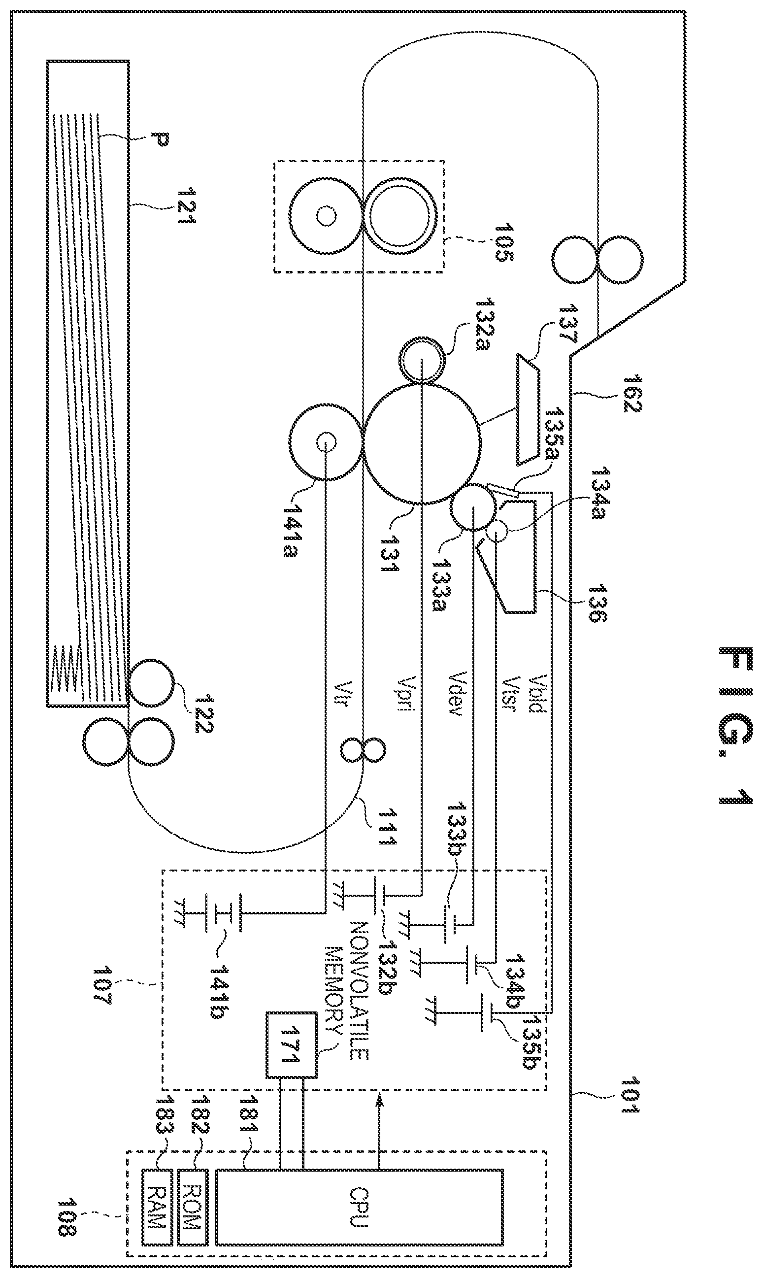 Patent US12332577 Figure 1 – Voltage generating apparatus and image forming apparatus