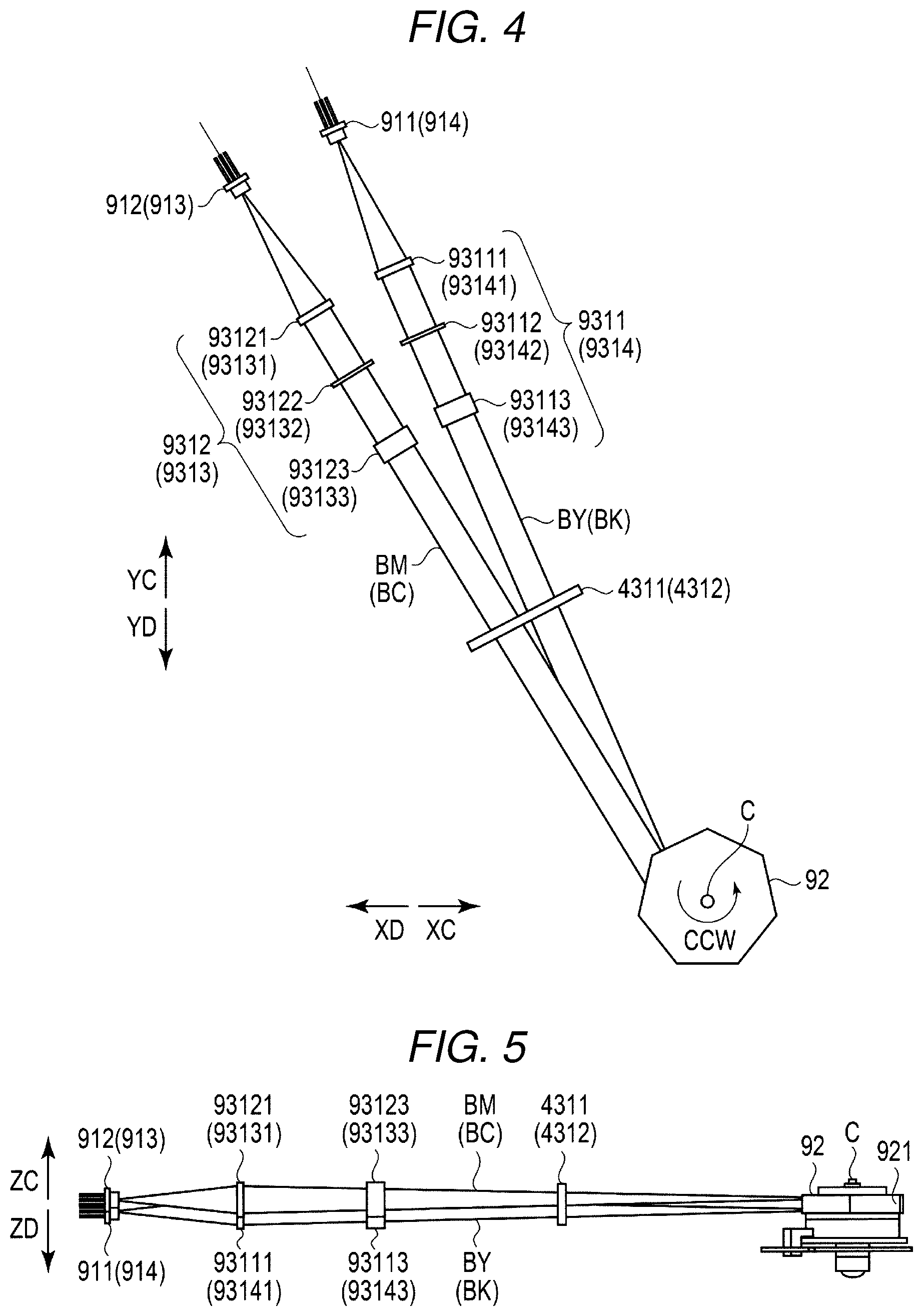 Patent US12332578 Figure 4 – Optical scanning device