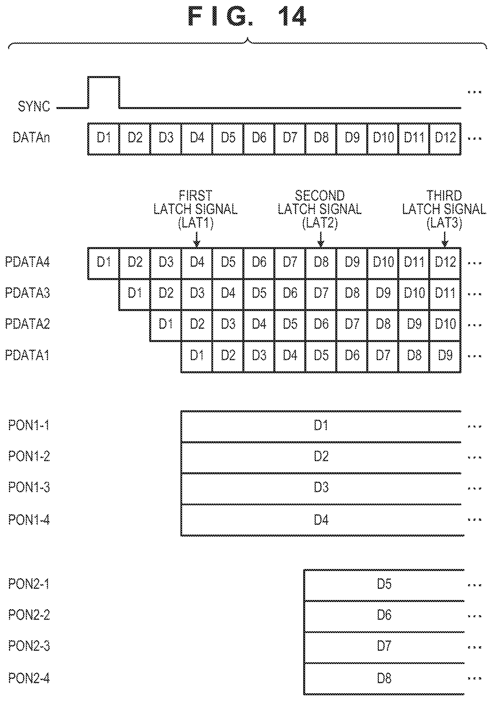 Patent US12332579 Figure 14 – Light emitting chip including a plurality of light emitting units and image forming
