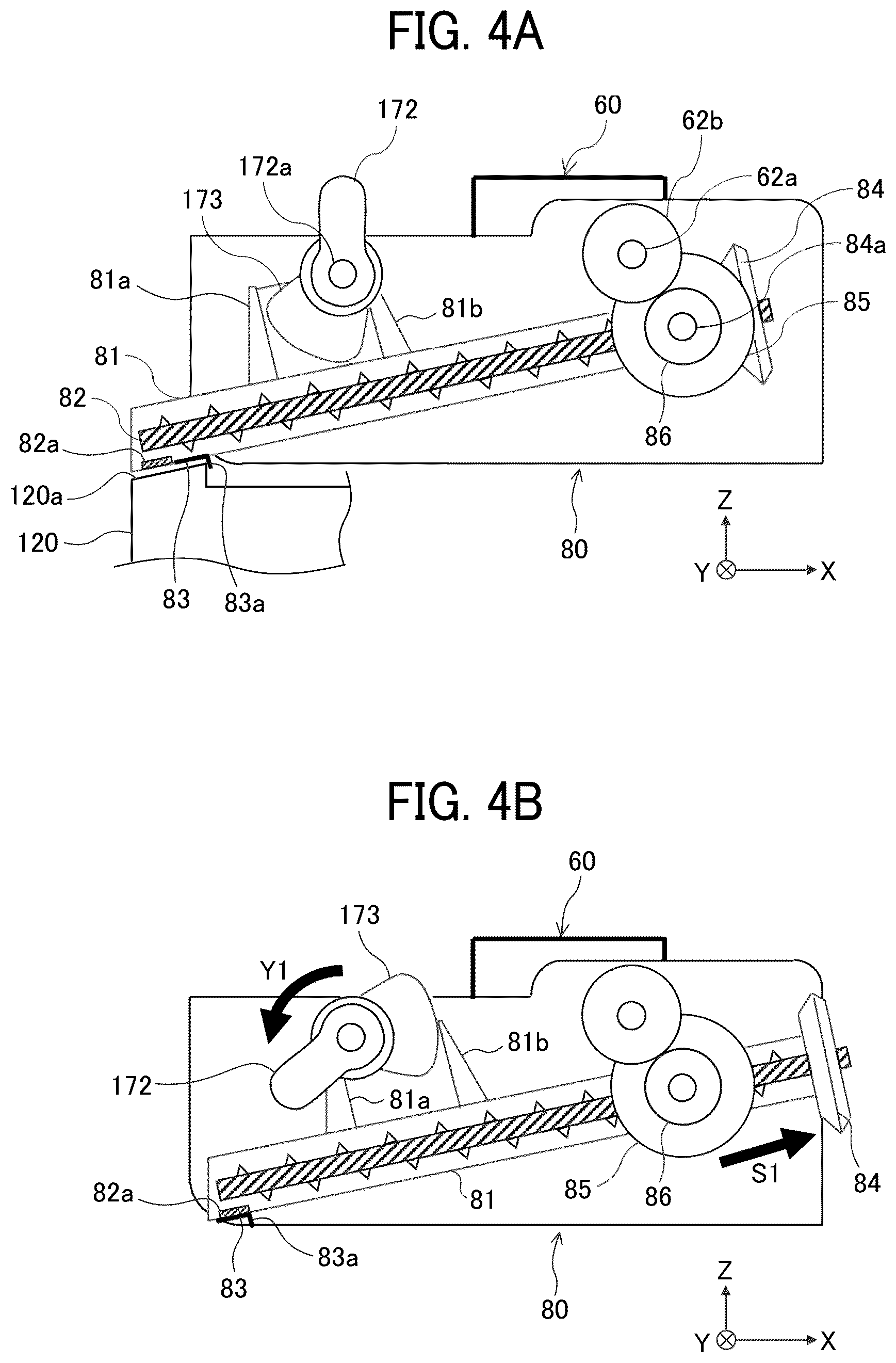 Patent US12332580 Figure 4 – Image forming apparatus including a housing with a cover to store a toner bottle