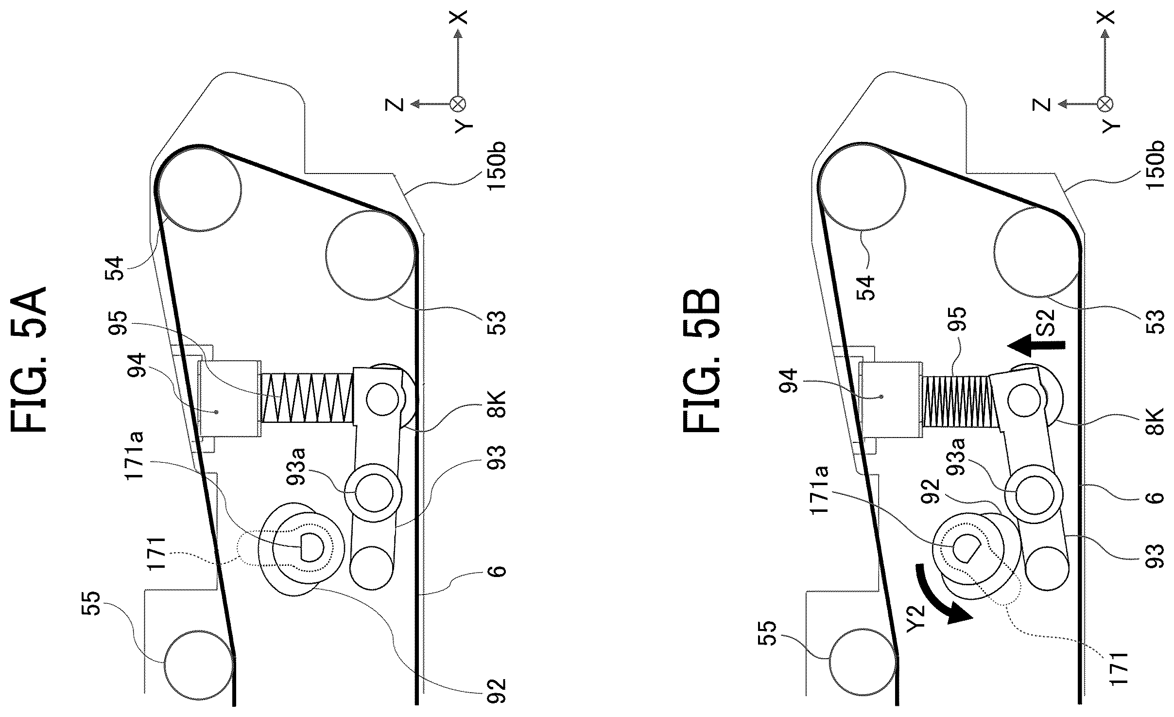 Patent US12332580 Figure 5 – Image forming apparatus including a housing with a cover to store a toner bottle