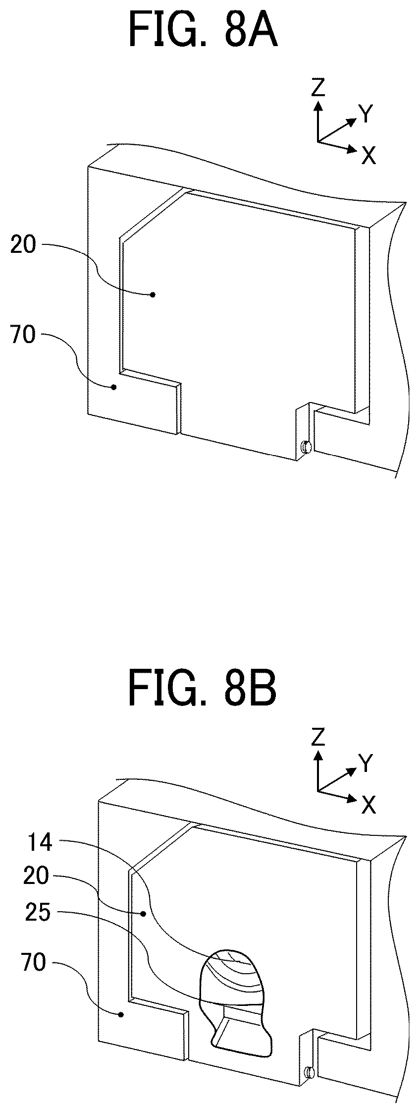 Patent US12332580 Figure 8 – Image forming apparatus including a housing with a cover to store a toner bottle