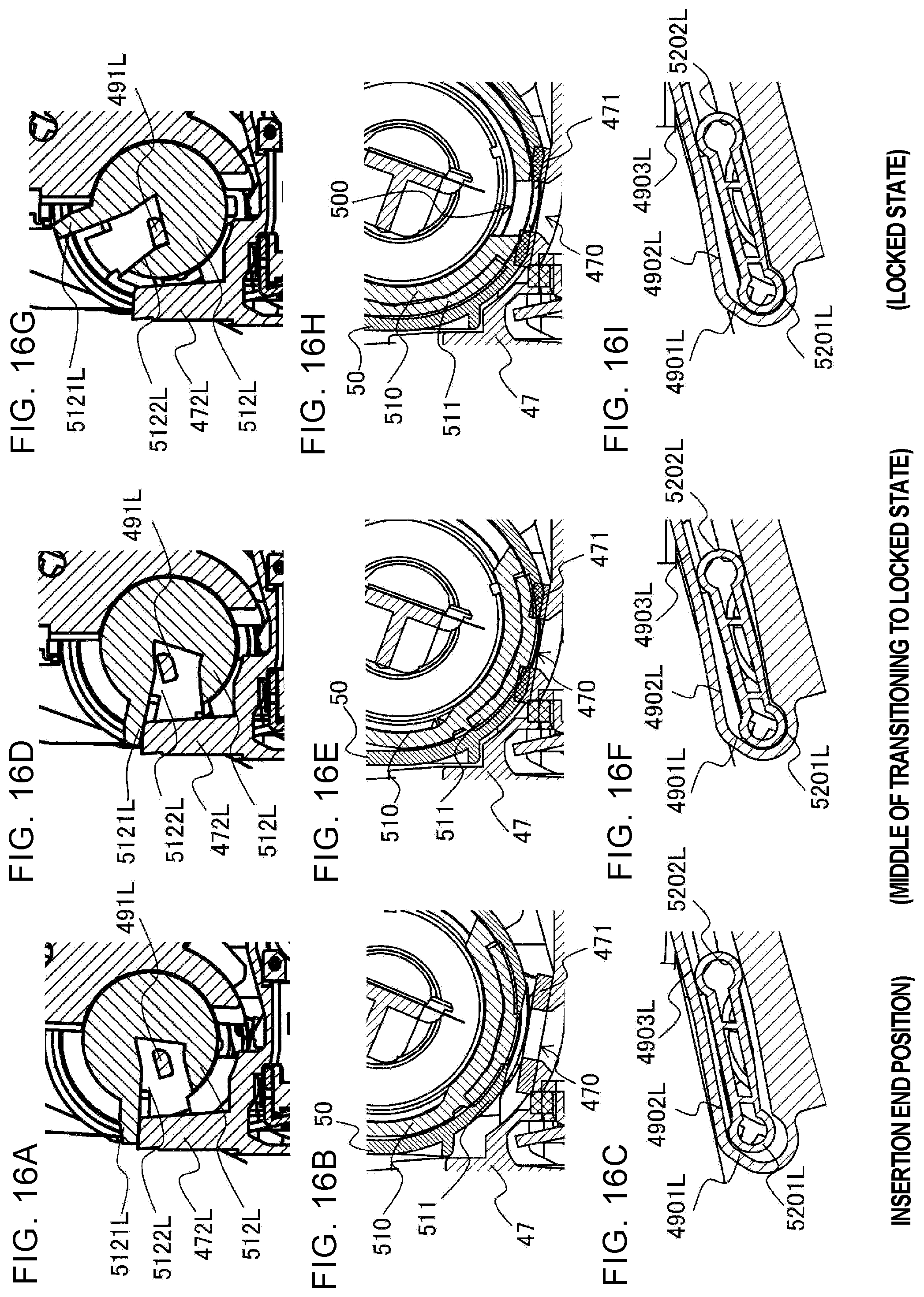 Patent US12332581 Figure 16 – Image formation apparatus having developer cartridge with rotatable shutter lock engagement member