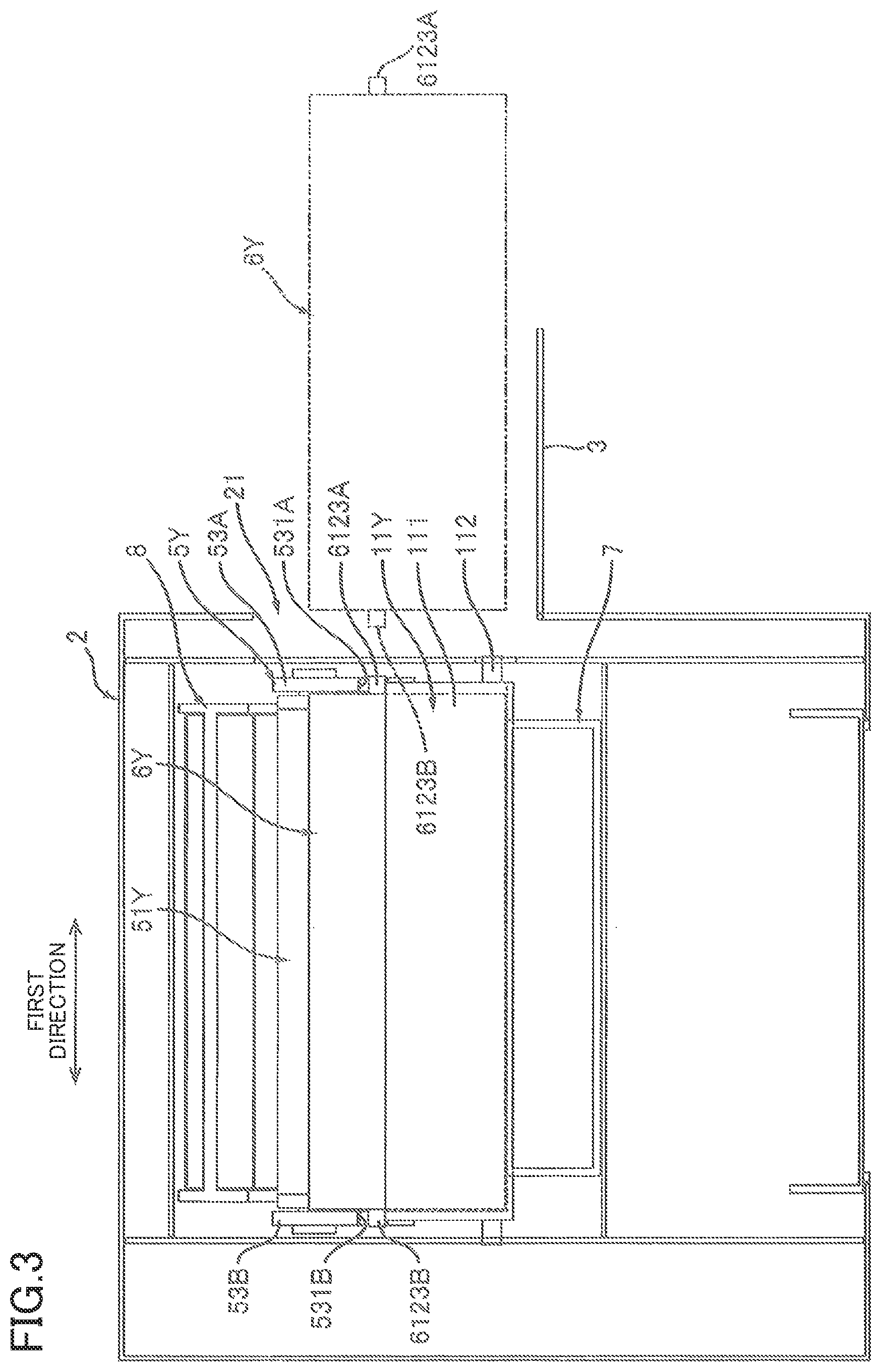 Patent US12332583 Figure 3 – Developer cartridge and image forming apparatus