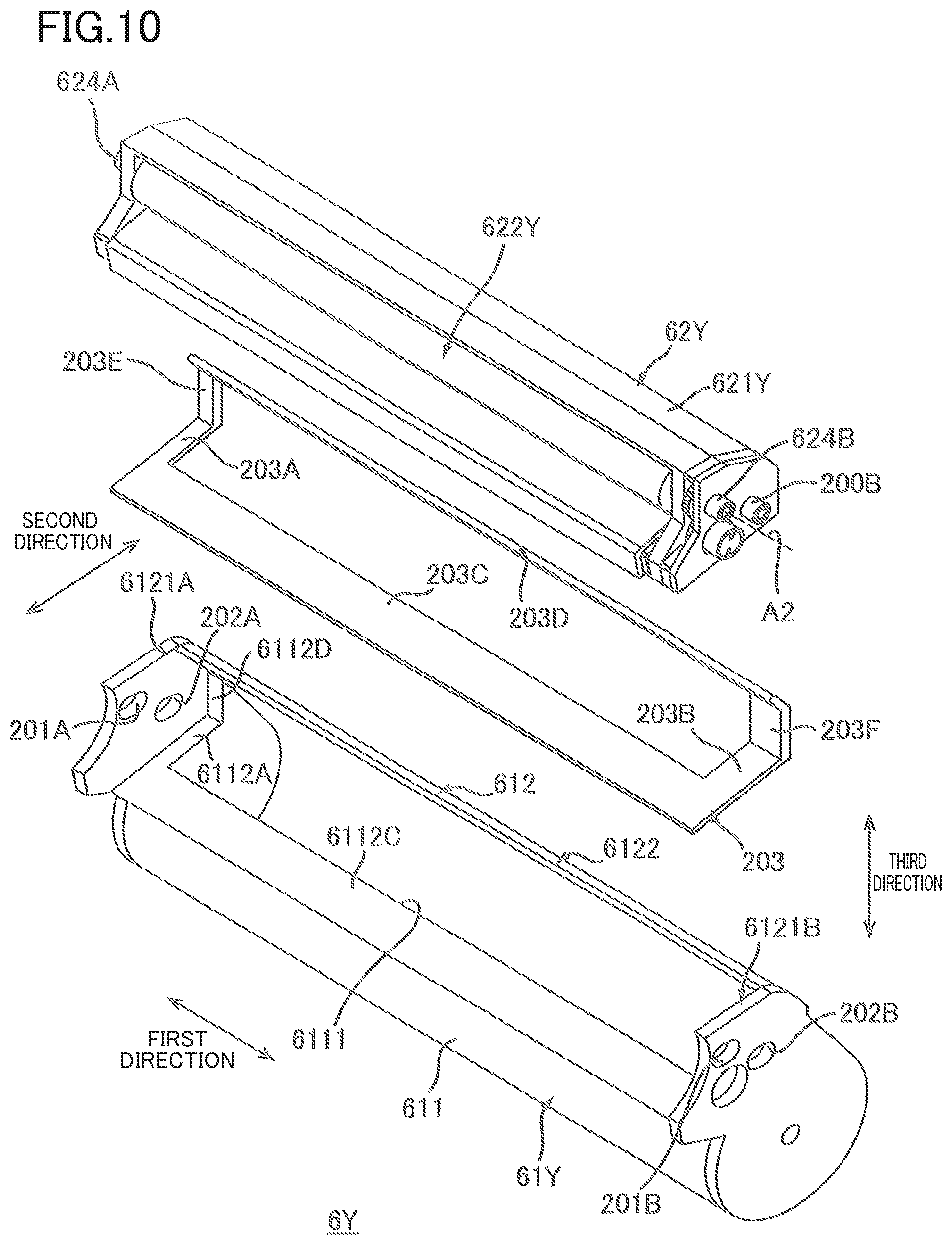 Patent US12332583 Figure 10 – Developer cartridge and image forming apparatus