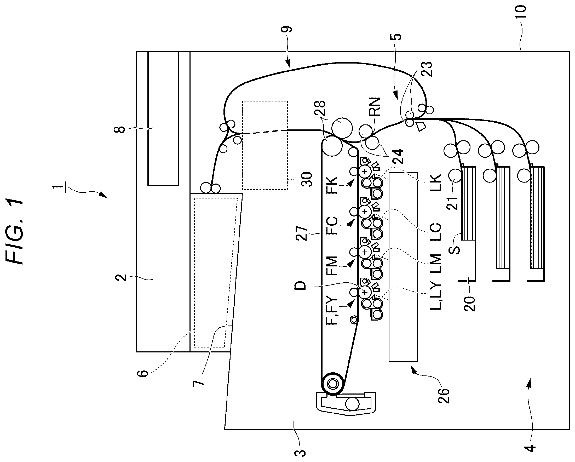 Patent US12332590 Figure 1 – Fixing device