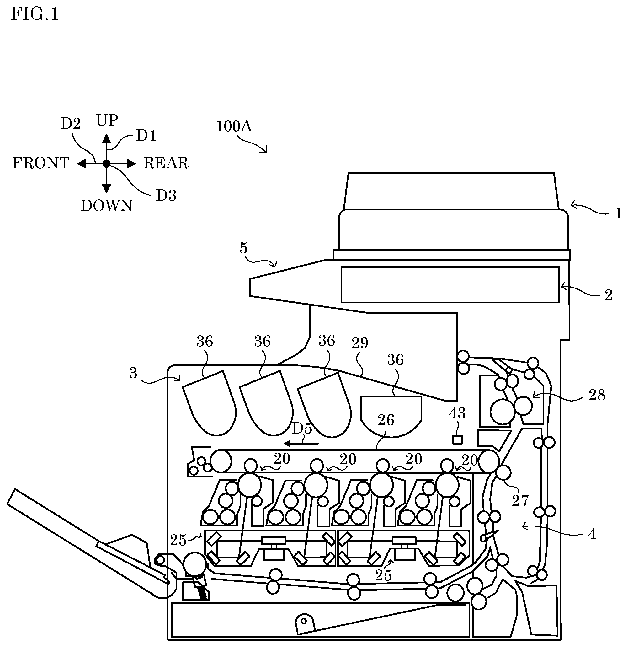 Patent US12332595 Figure 1 – Image forming apparatus and image quality adjustment method capable of suppressing variation in image quality of output image immediately after start of image forming process