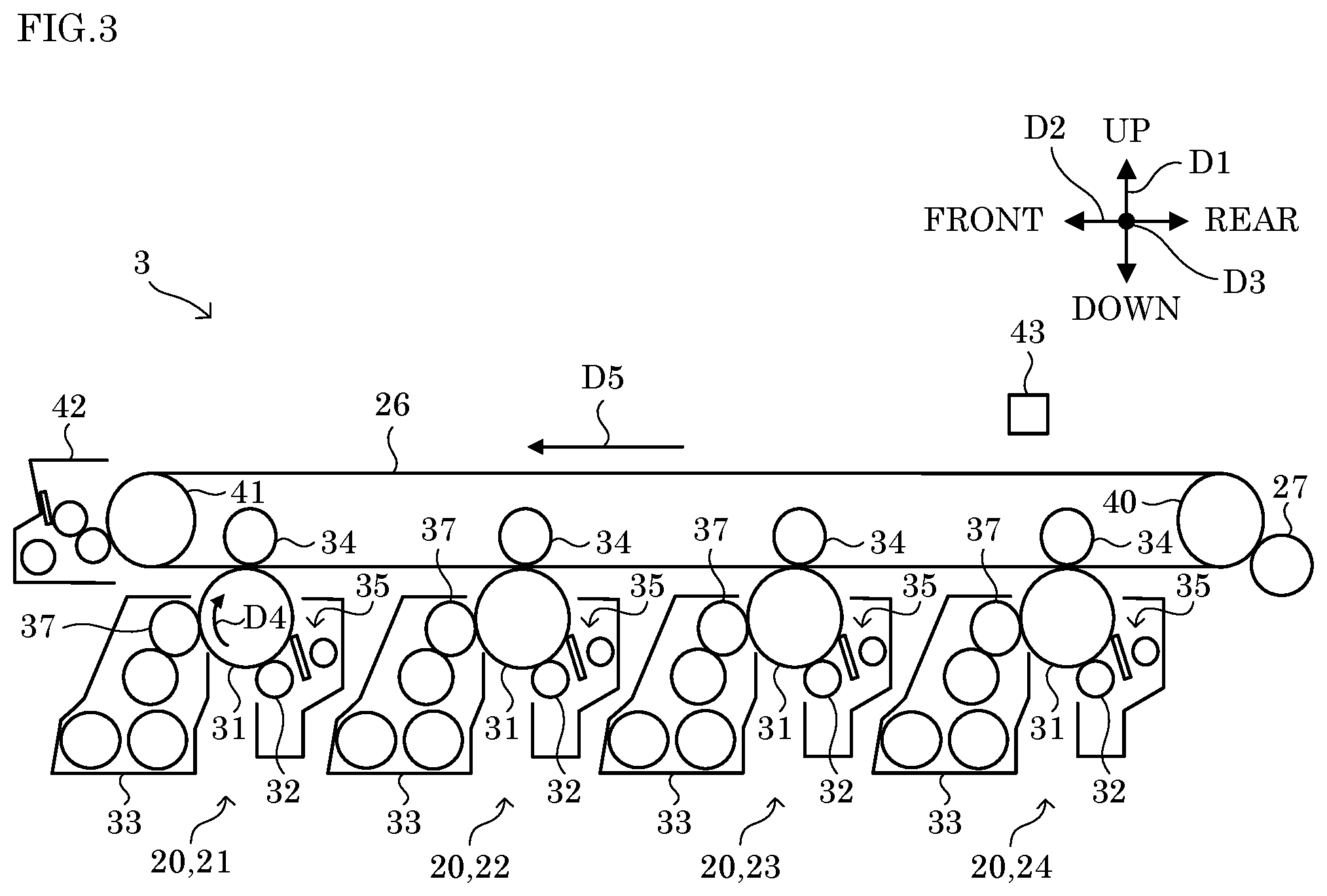 Patent US12332595 Figure 3 – Image forming apparatus and image quality adjustment method capable of suppressing variation in image quality of output image immediately after start of image forming process