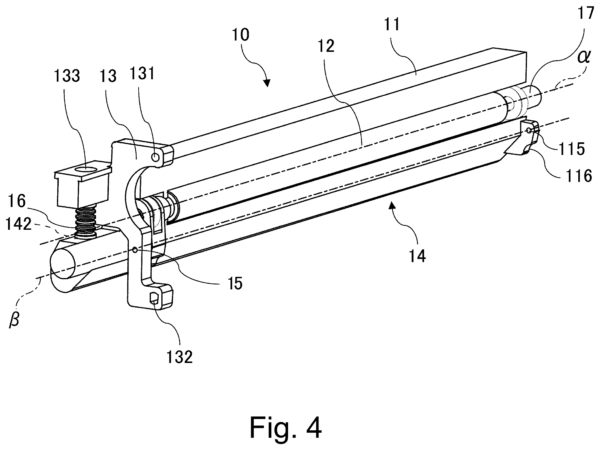 Patent US12332597 Figure 4 – Developing device