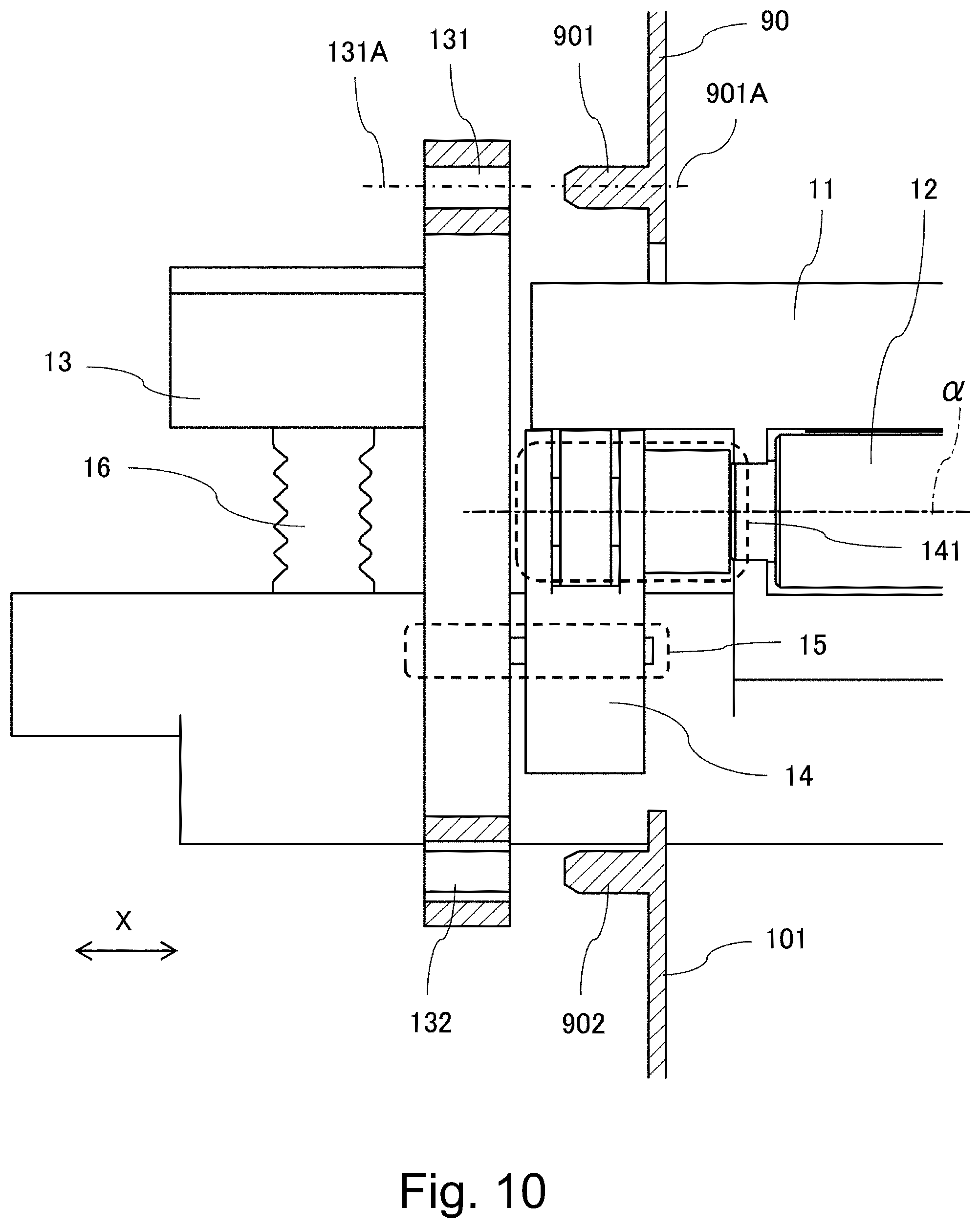 Patent US12332597 Figure 10 – Developing device