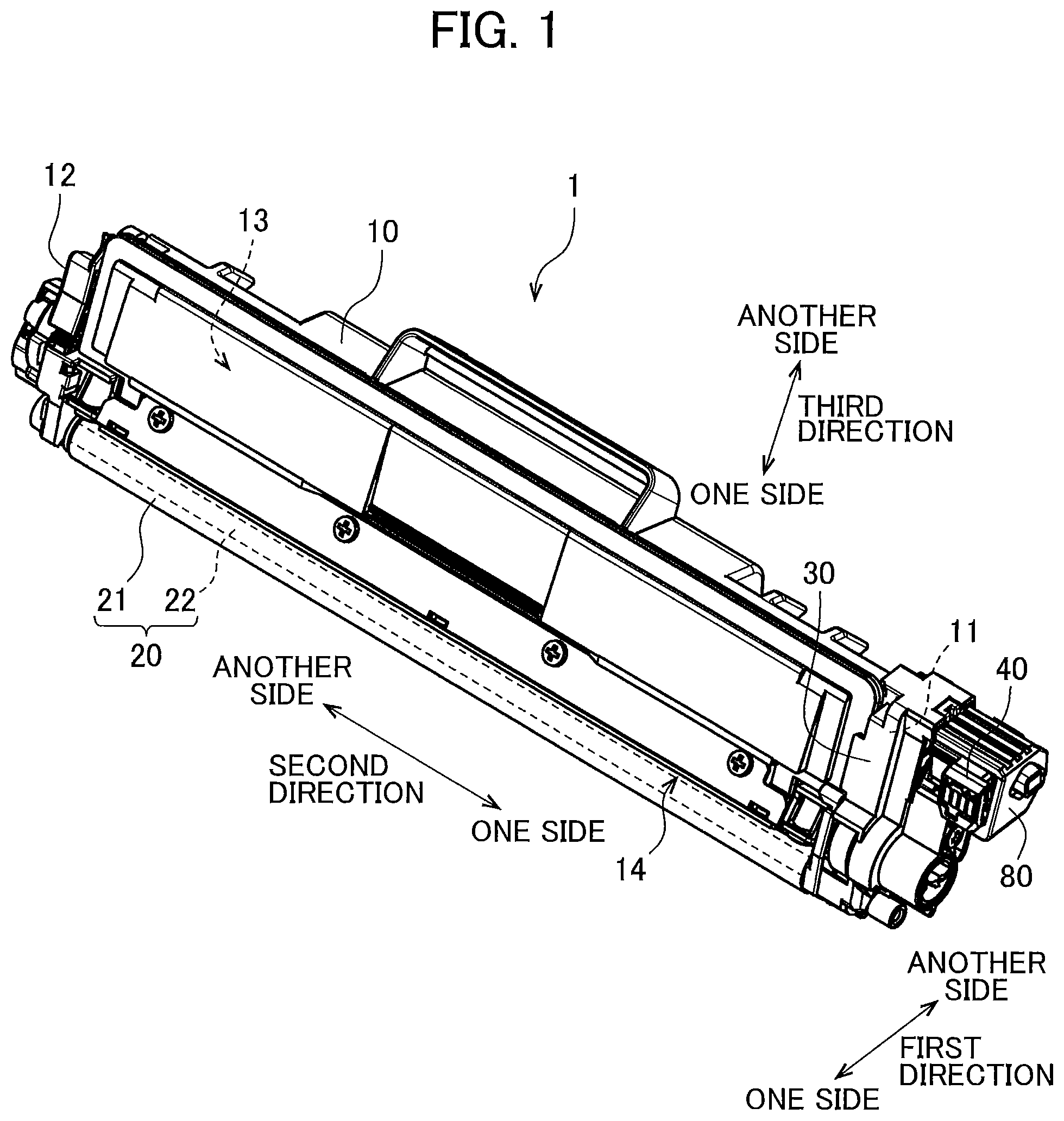 Patent US12332598 Figure 1 – Cartridge including holder for holding electrical contact surface and method of recycling cartridge