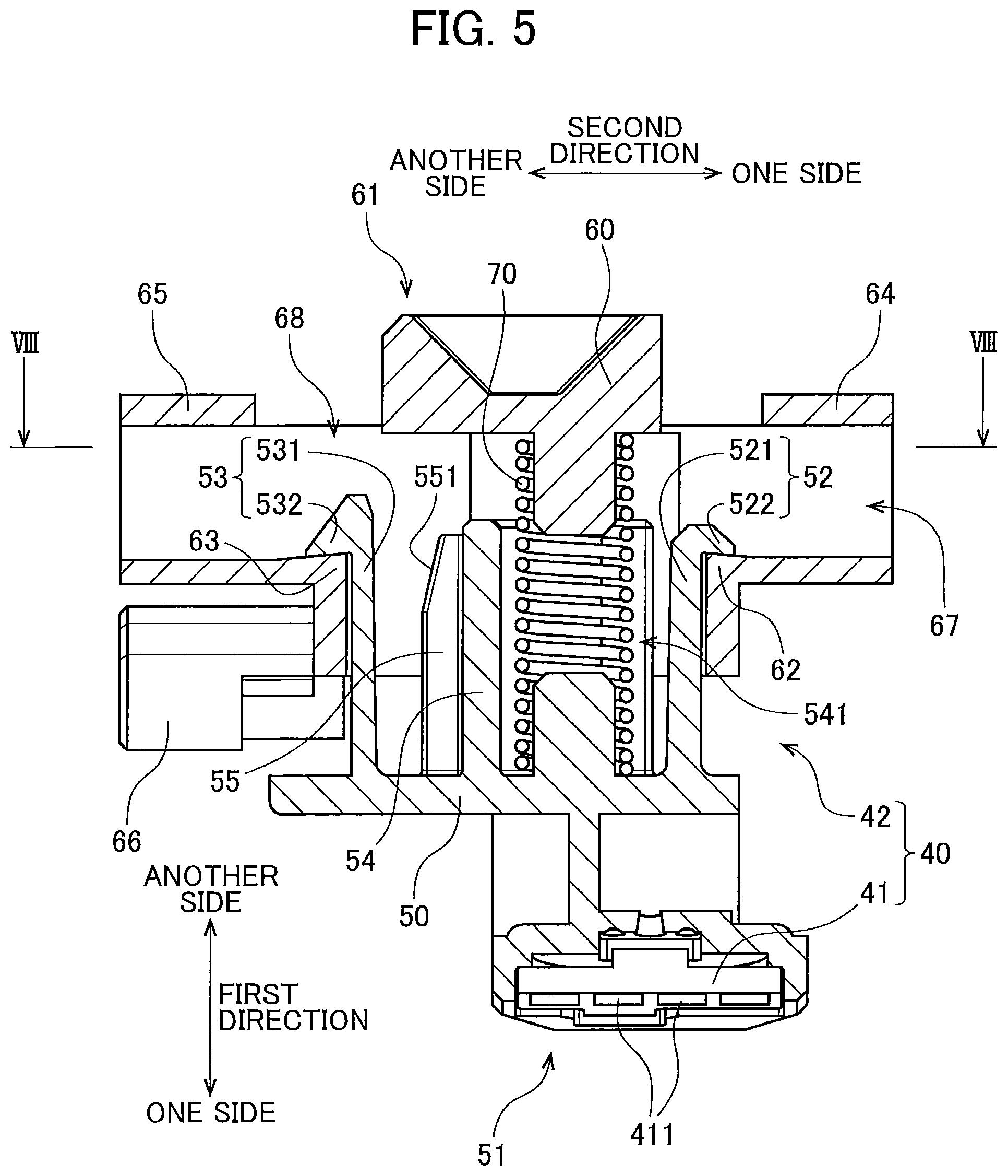 Patent US12332598 Figure 5 – Cartridge including holder for holding electrical contact surface and method of recycling cartridge