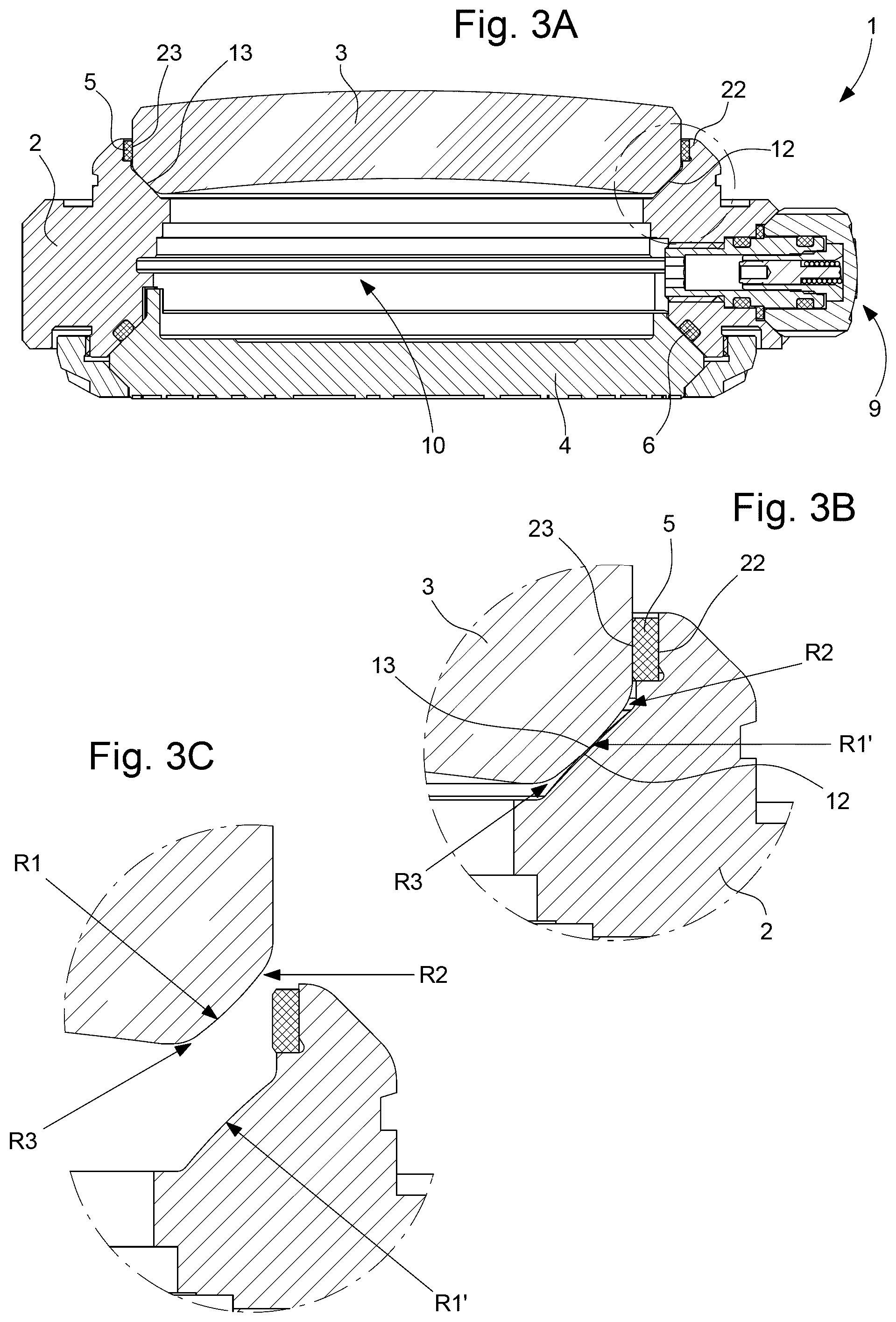 Patent US12332604 Figure 3 – Water-resistant watch case