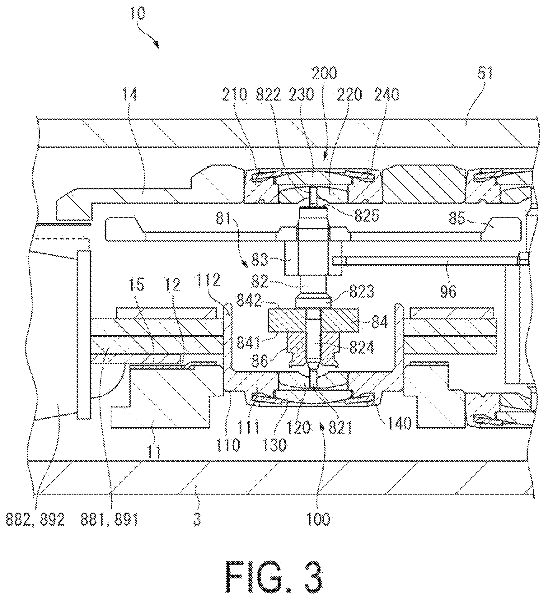Patent US12332605 Figure 3 – Electronically controlled mechanical timepiece