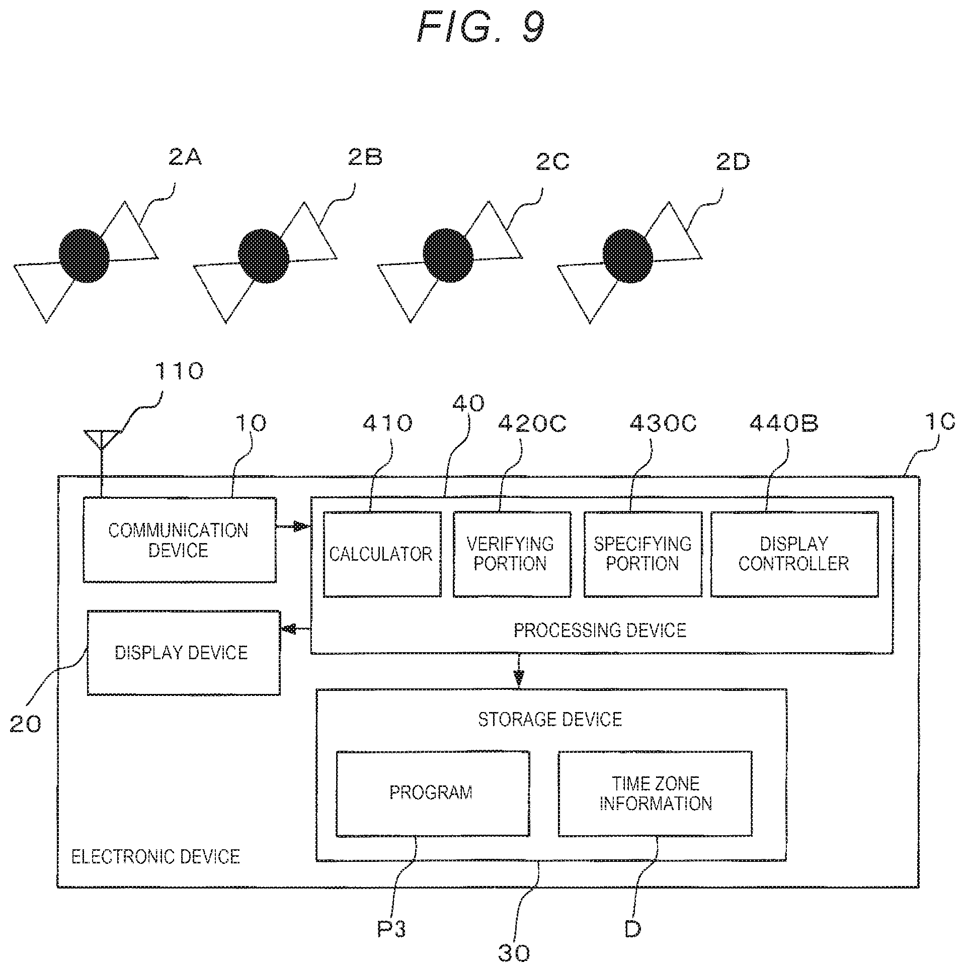 Patent US12332607 Figure 8 – Semiconductor IC, electronic device, and time display method