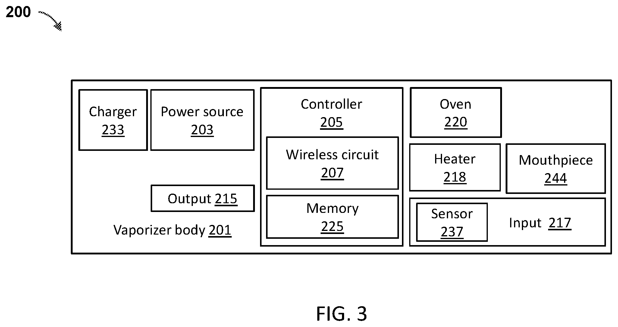 Patent US12332618 Figure 4 – Vaporizer controls