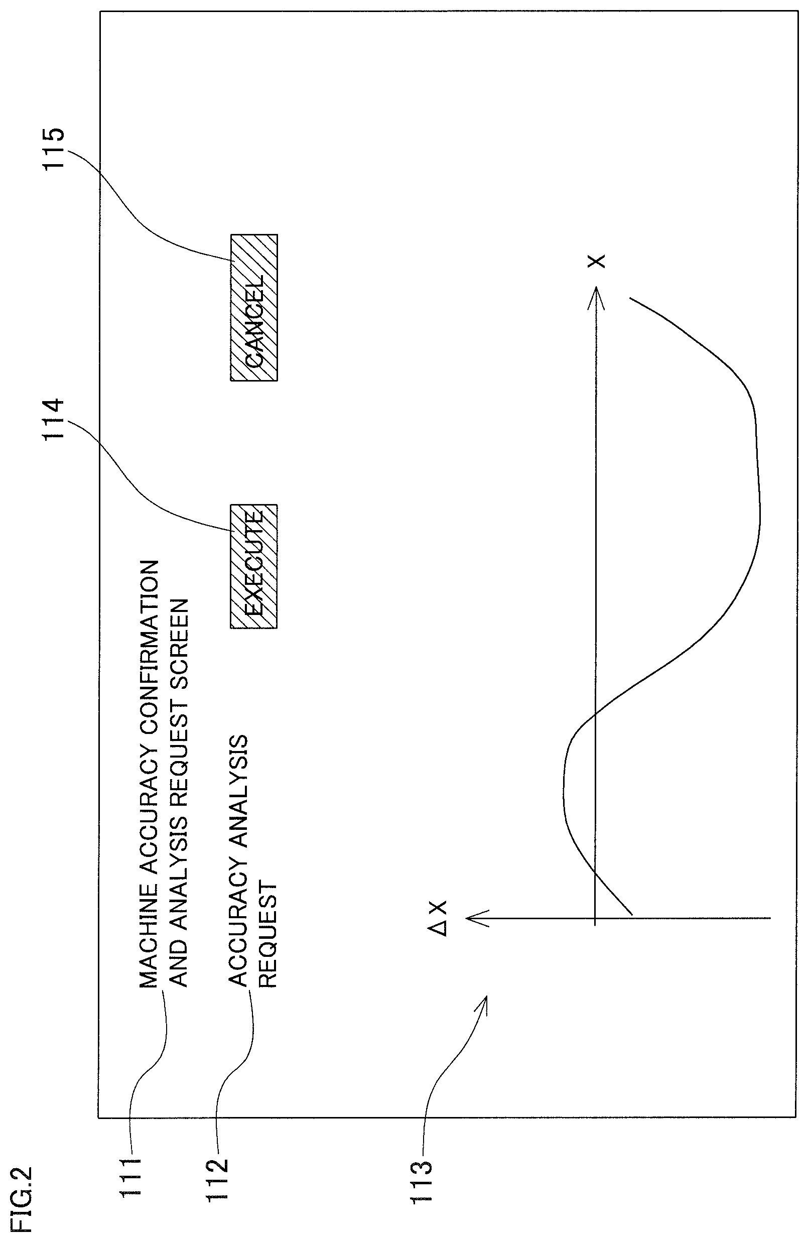 Patent US12332626 Figure 3 – Accuracy analysis system for machine tool