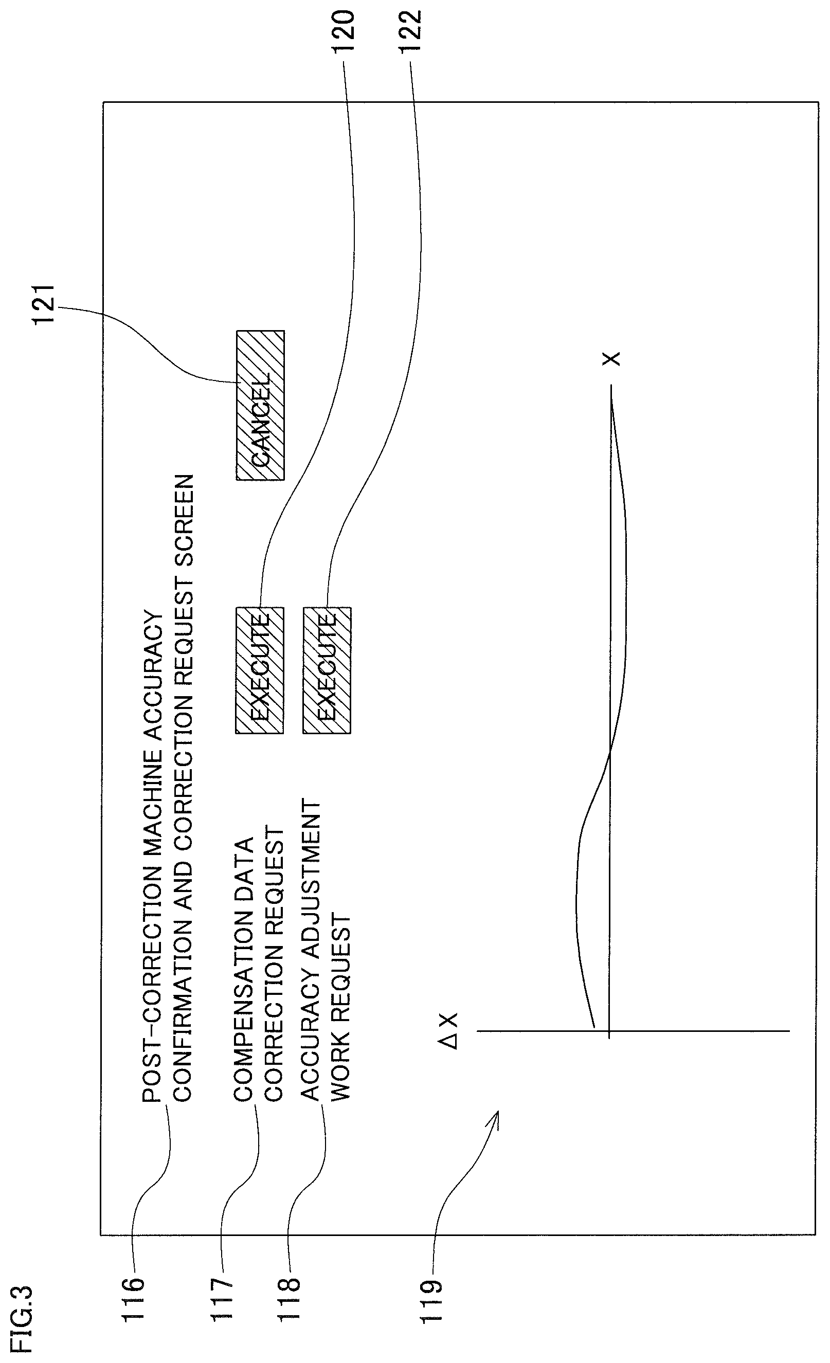 Patent US12332626 Figure 4 – Accuracy analysis system for machine tool