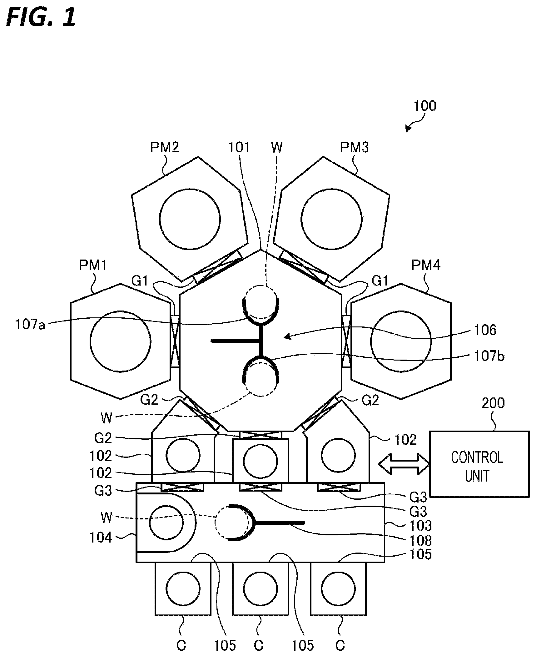 Patent US12332630 Figure 1 – Information processing apparatus and substrate processing method