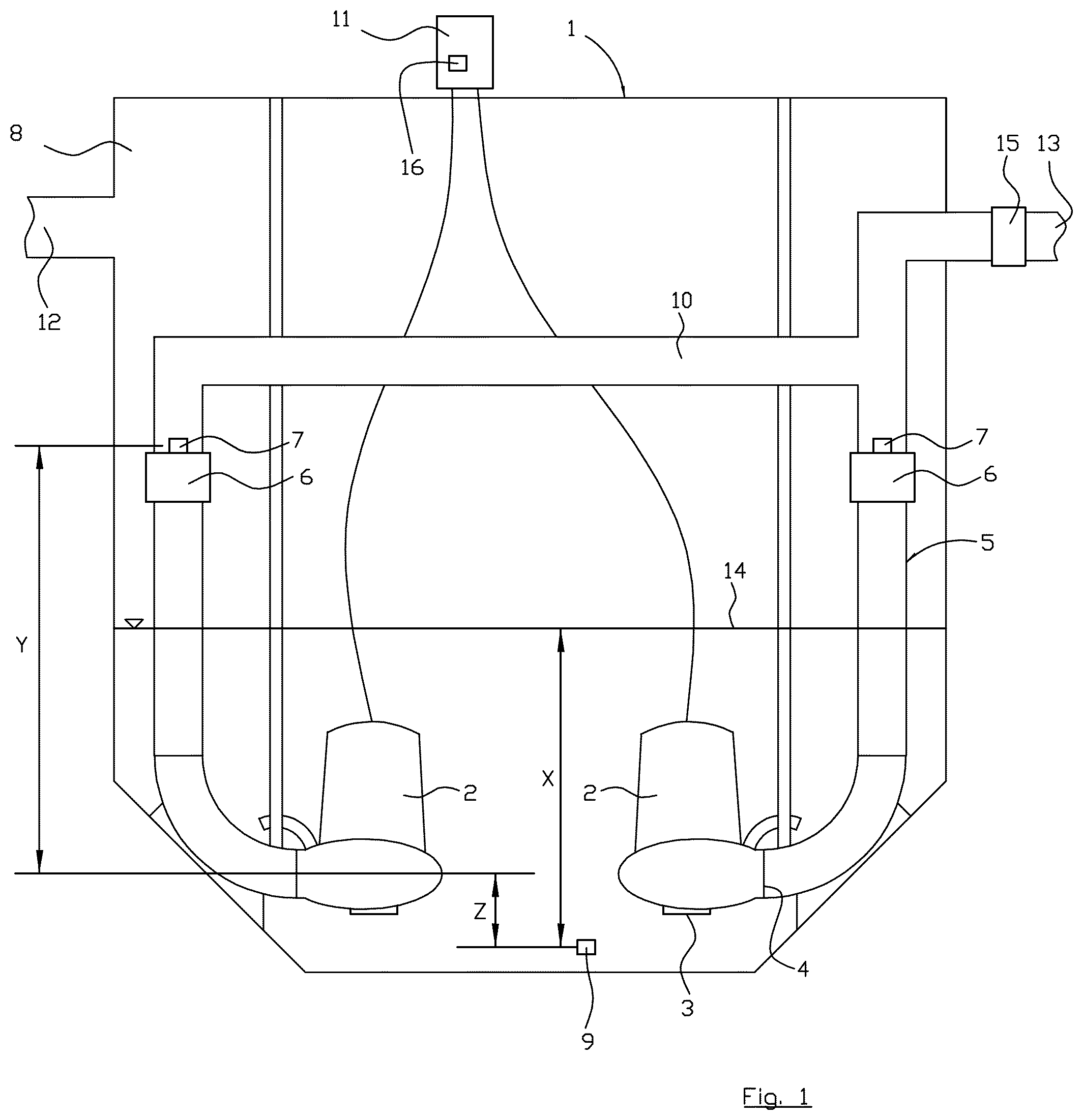 Patent US12332641 Figure 1 – Method for monitoring and controlling the operation of a pump station