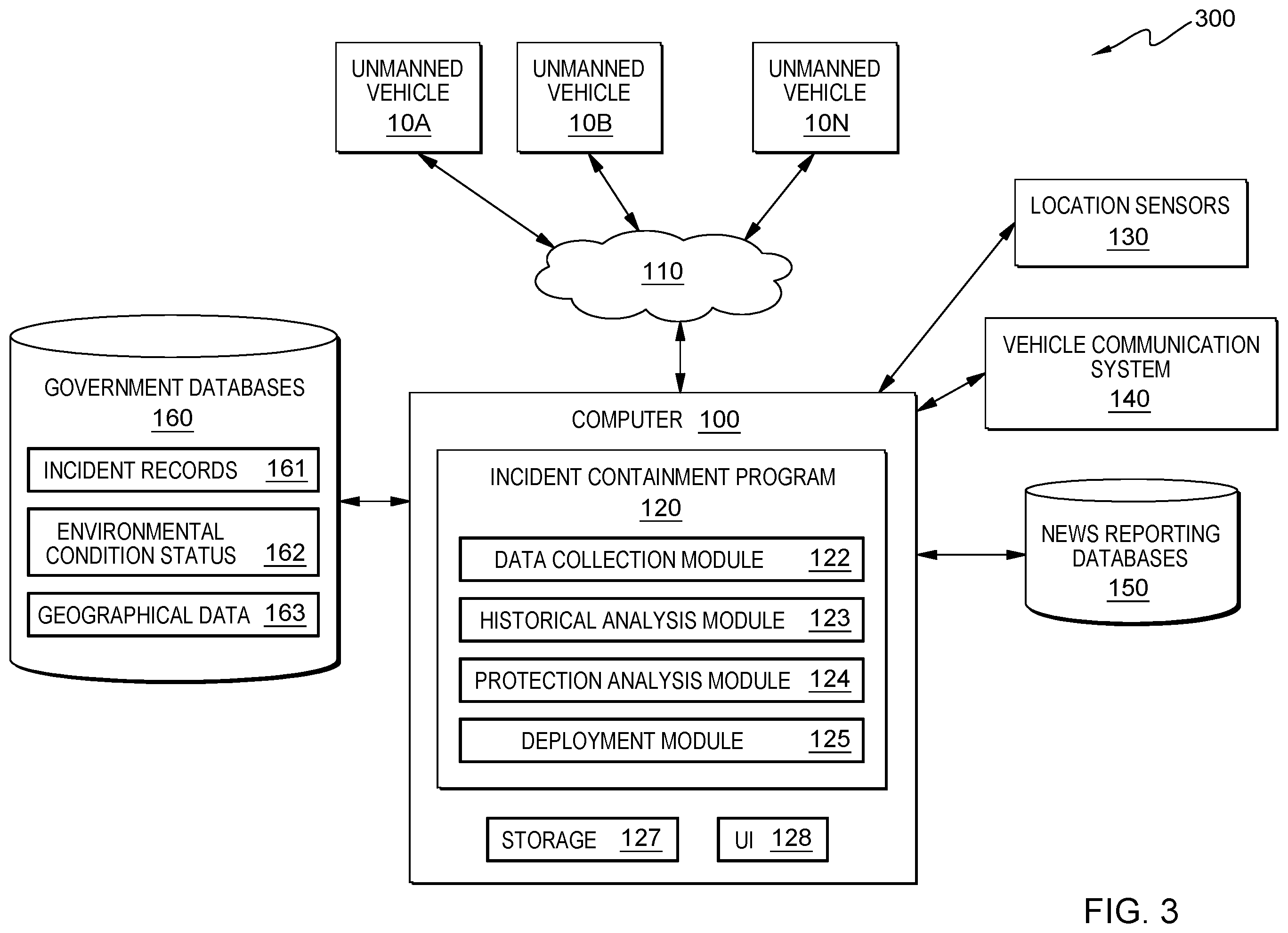 Patent US12332643 Figure 3 – Virtual fencing of a contaminated area
