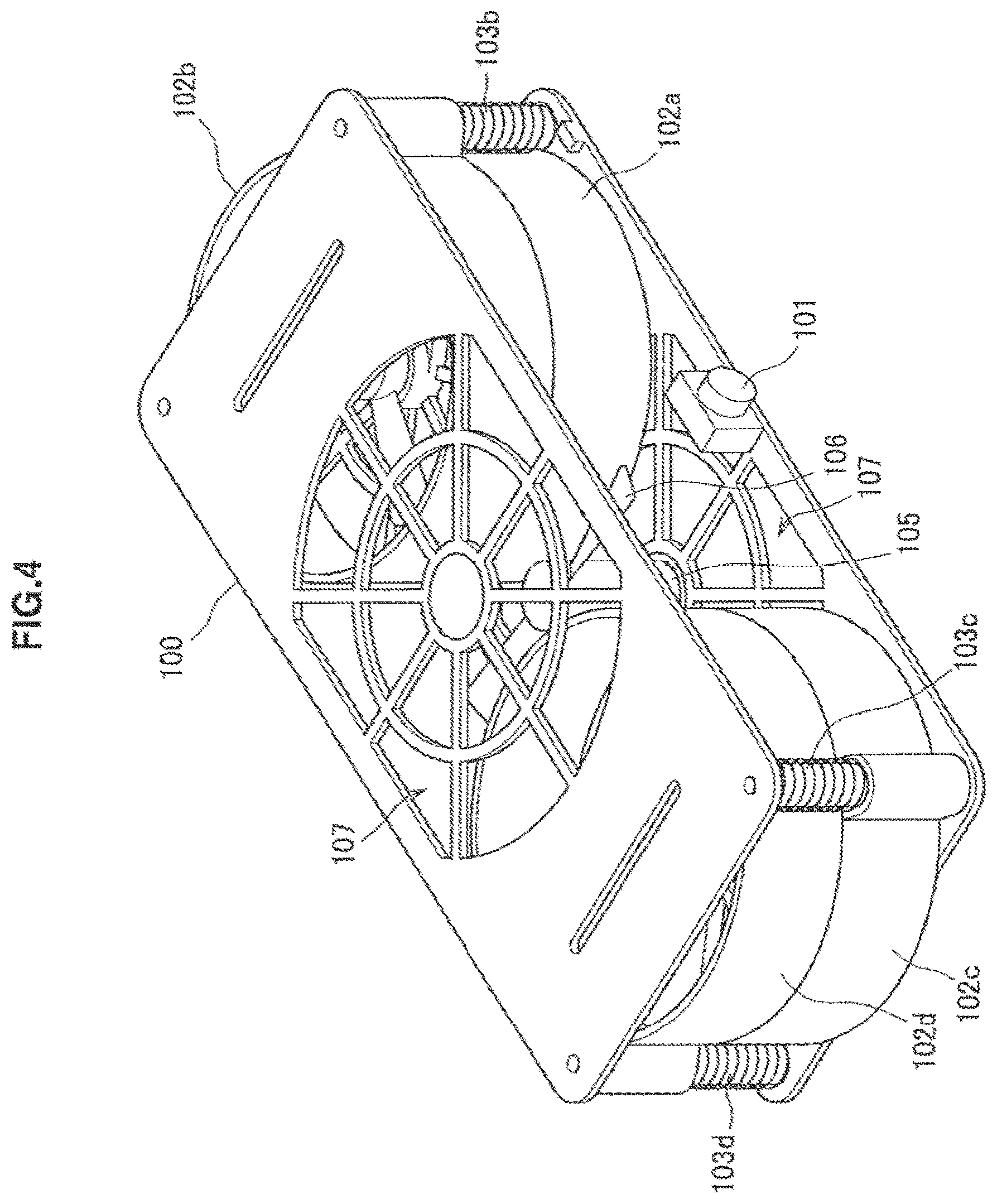 Patent US12332645 Figure 4 – Flying camera and a system