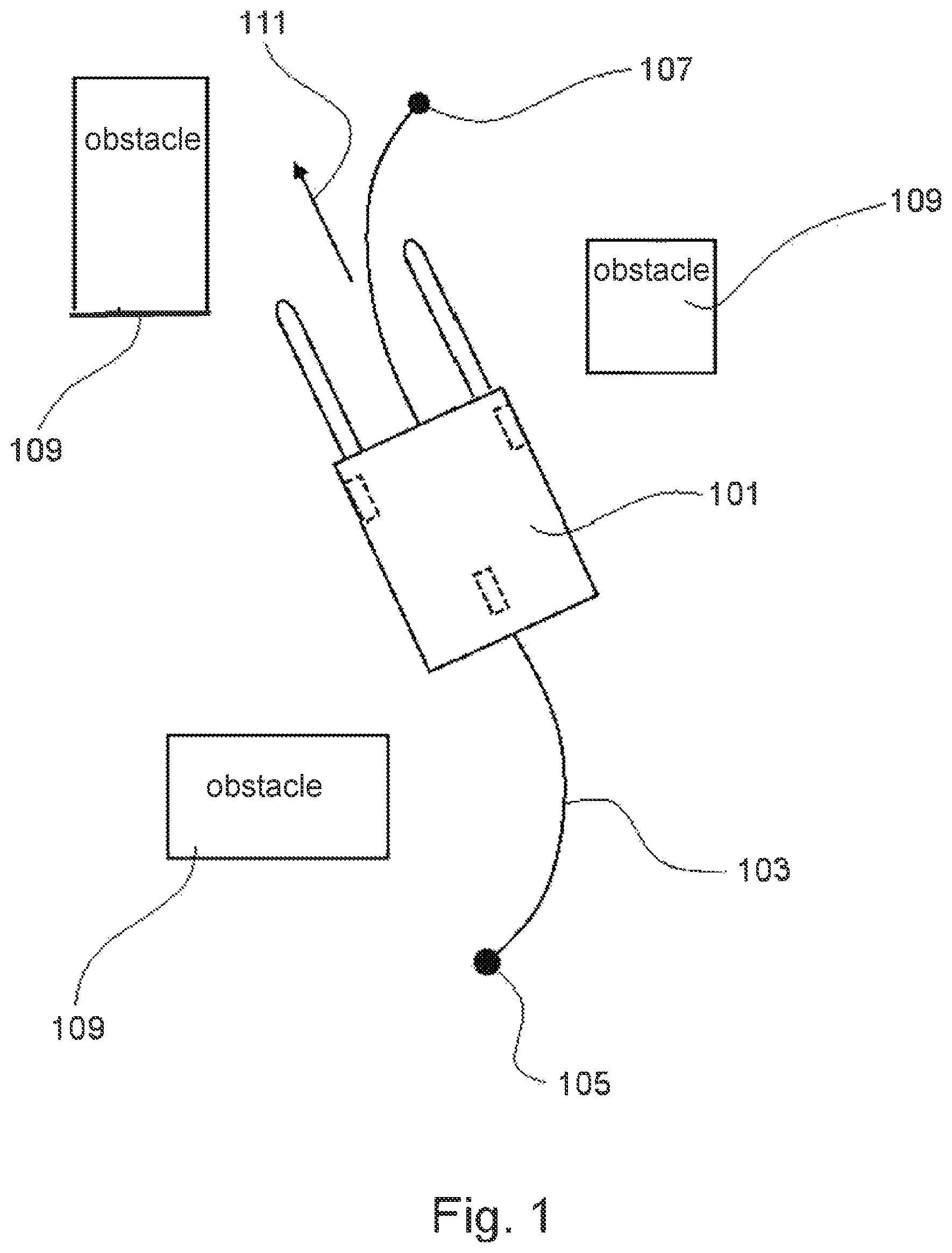 Patent US12332651 Figure 1 – Control of a vehicle via reference sensor data