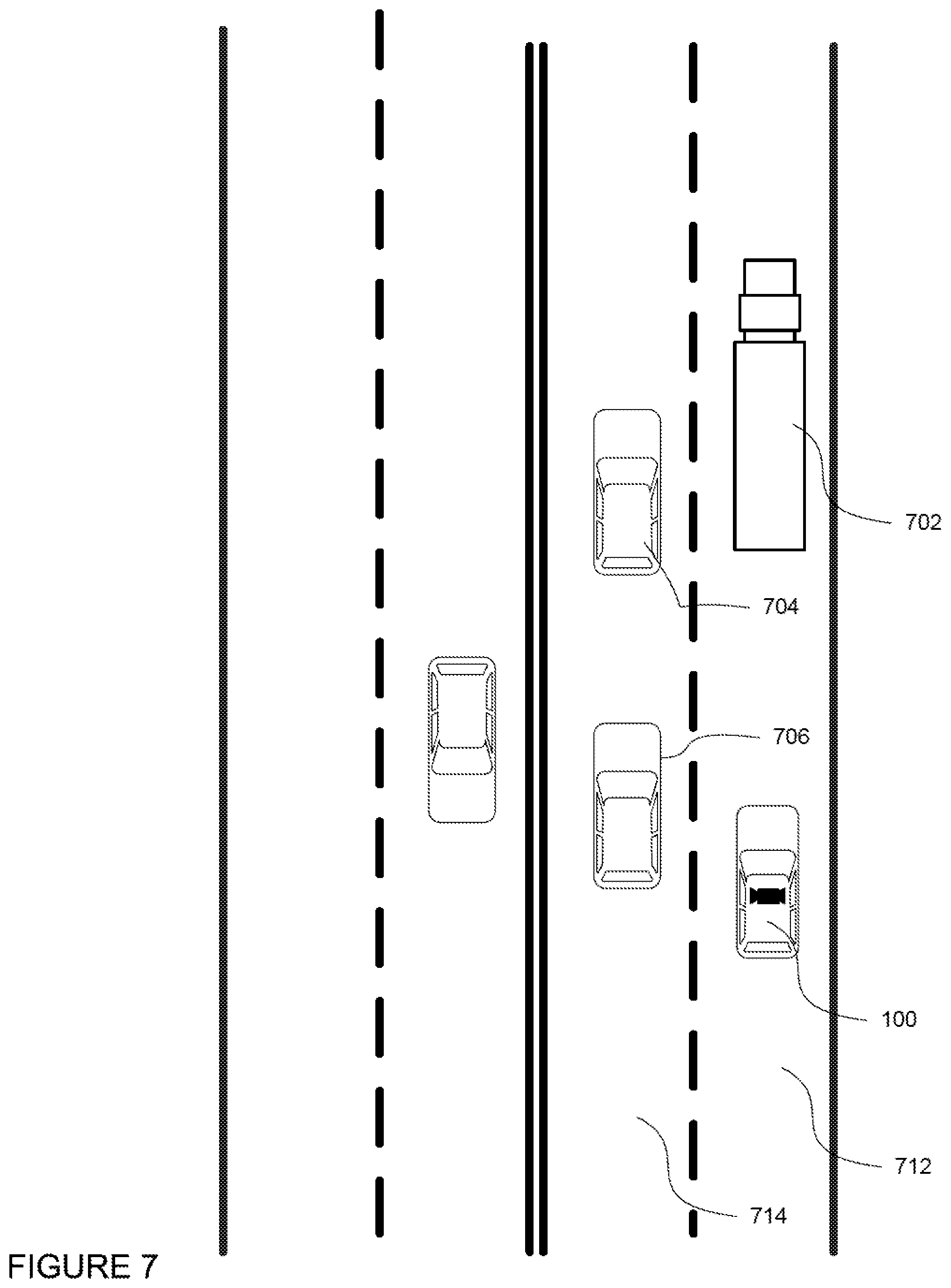 Patent US12332652 Figure 7 – Determining the stationary state of detected vehicles